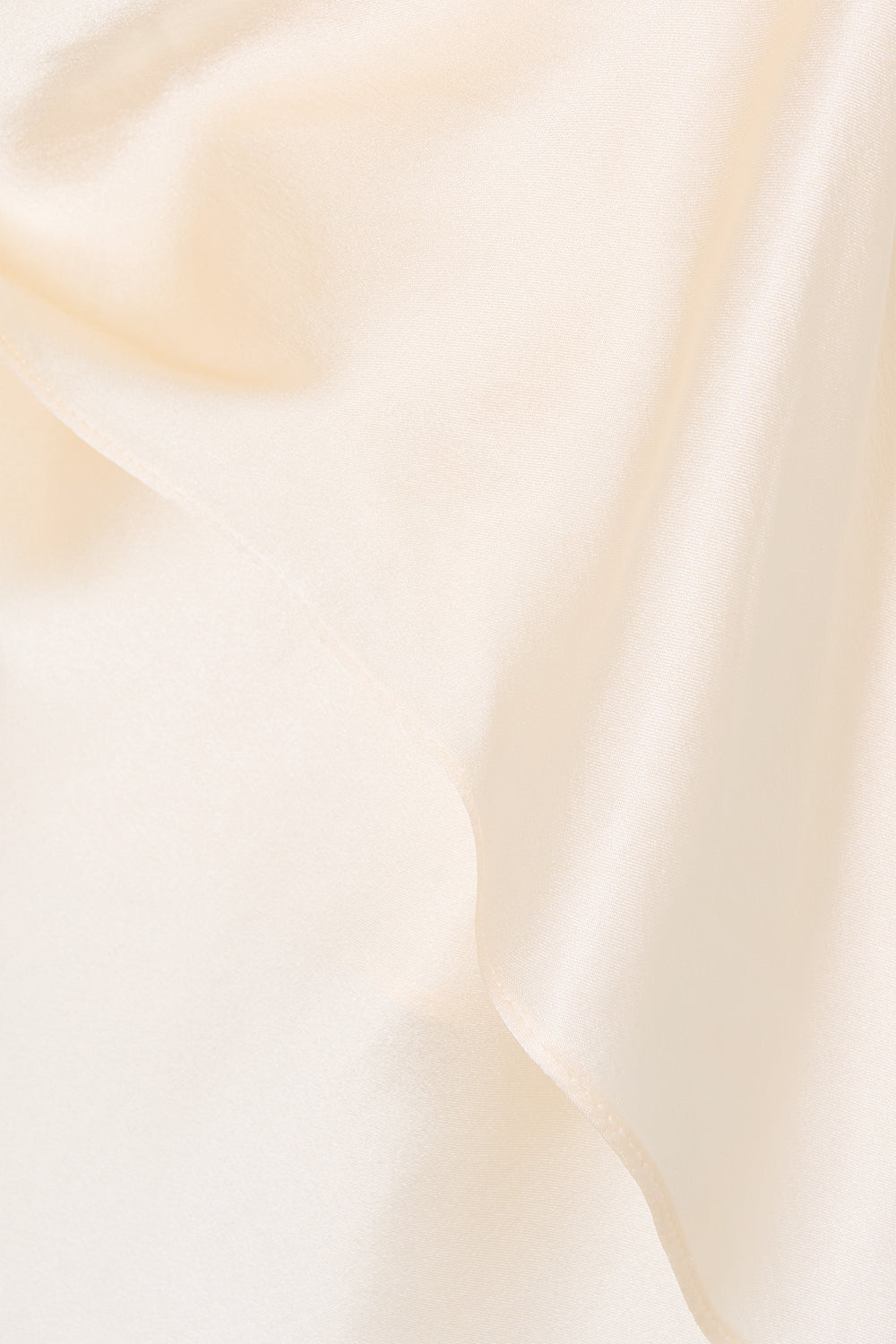 ASYMMETRIC DRAPED TOP SILK ESSENTIALS