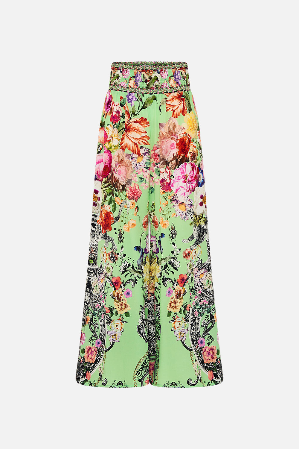 CAMILLA silk shirt dress in Delft Dynasty print