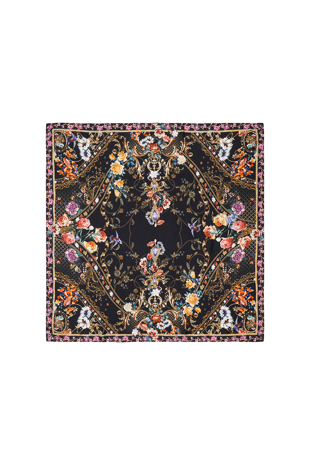 LARGE SQUARE SCARF BLUSHING MANOR