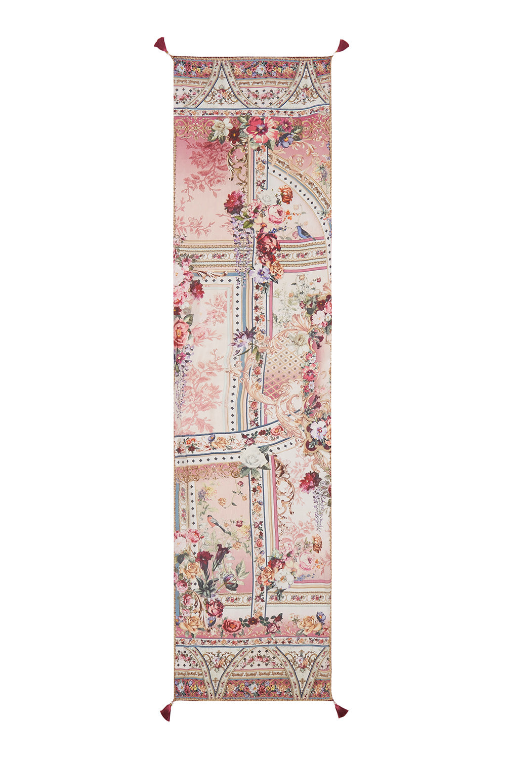 LONG SCARF SUMMONED BY A ROSE