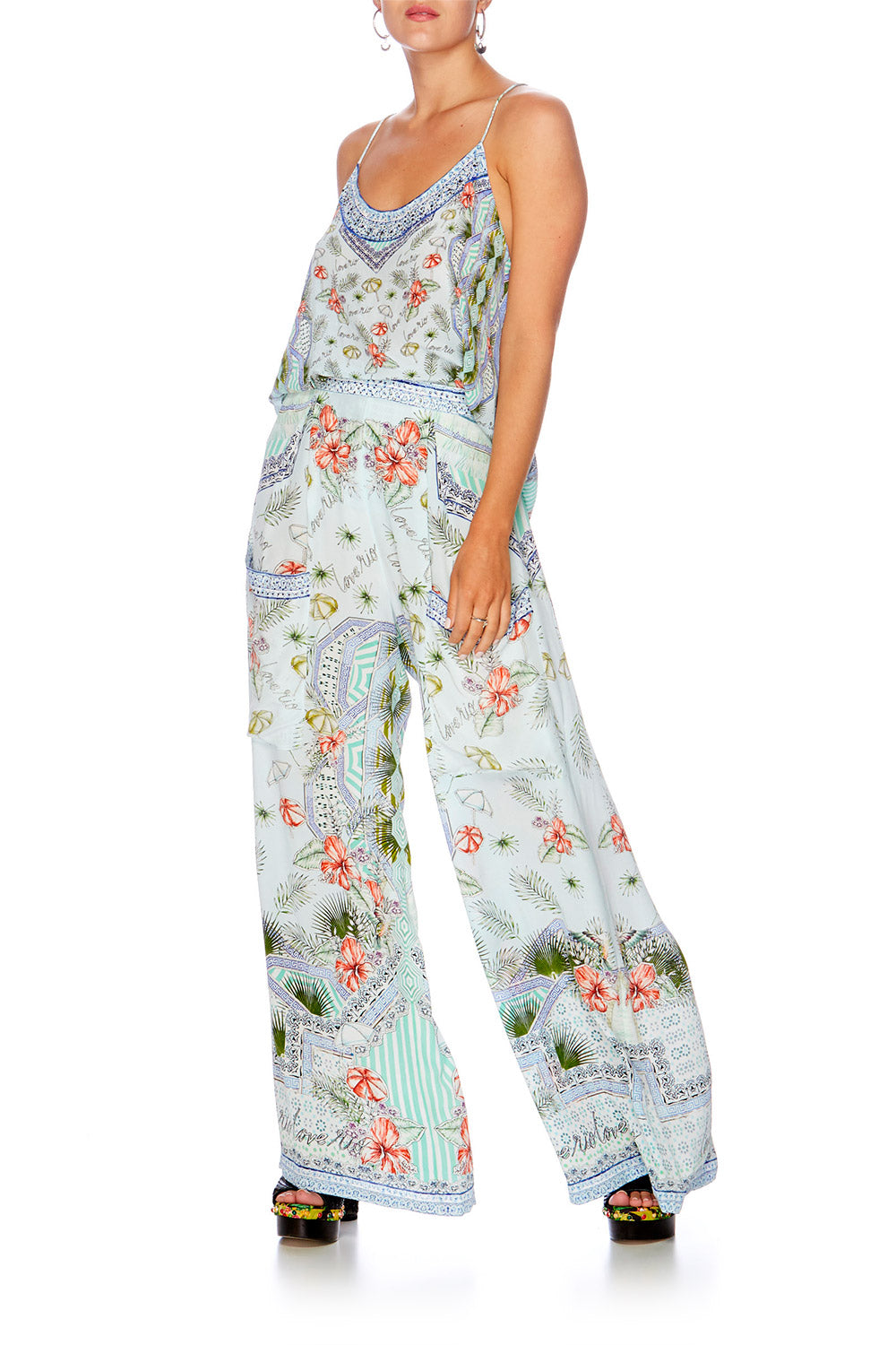 WIDE LEG TROUSER SHADES OF RIO