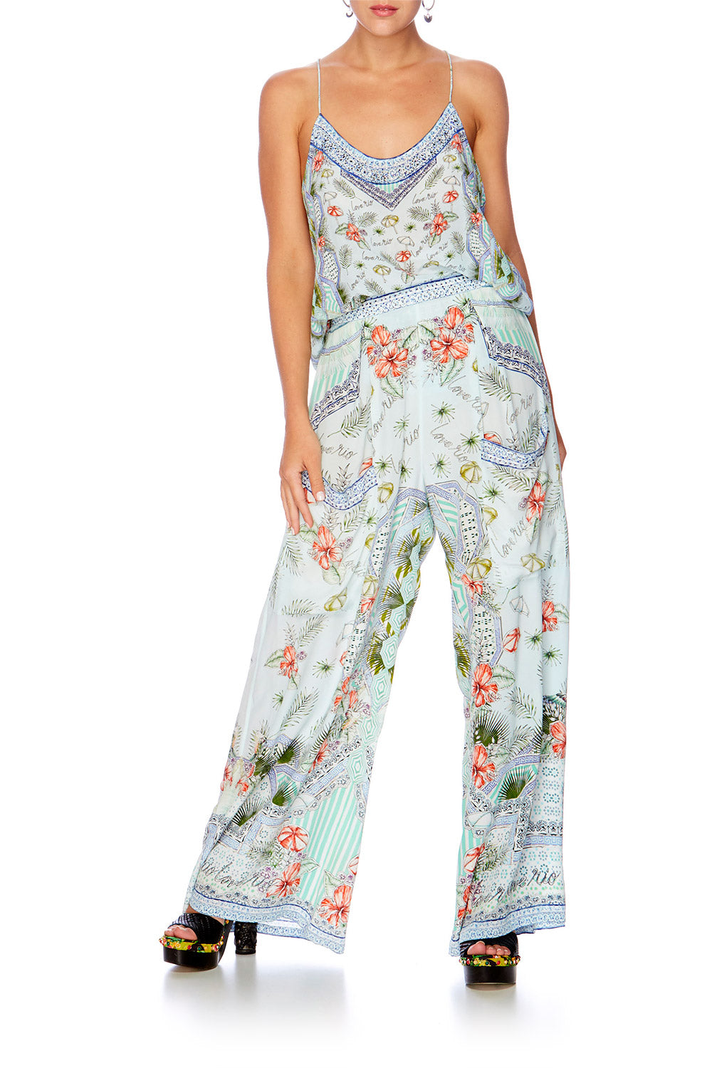 WIDE LEG TROUSER SHADES OF RIO