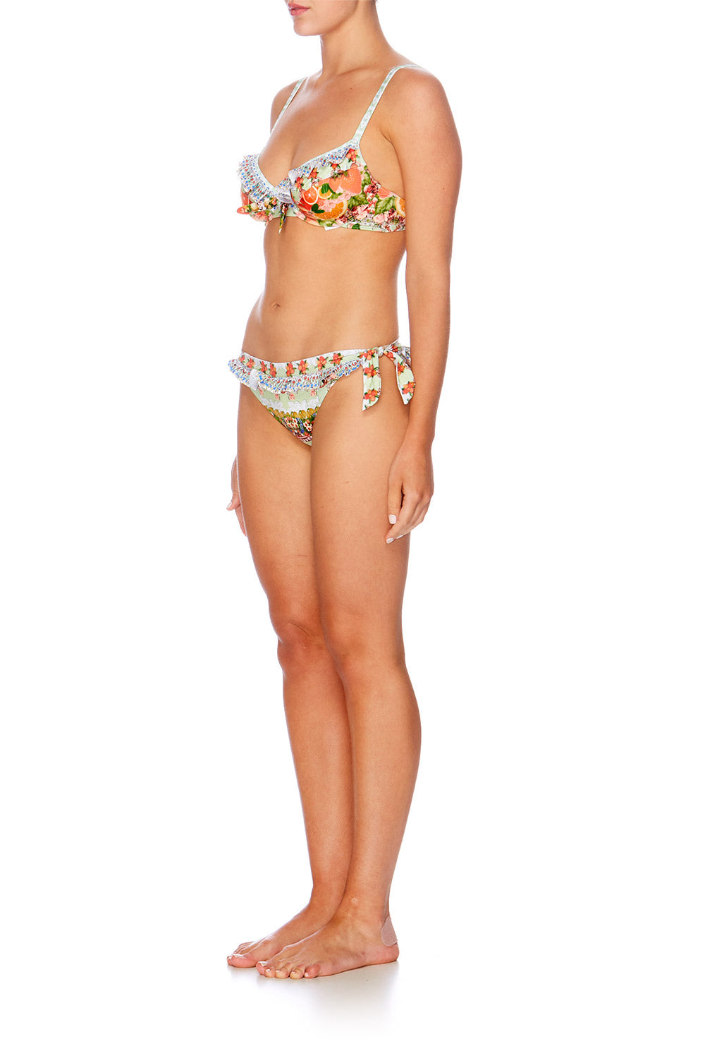 SAMBA SALADA FRILL TAB TIE BIKINI