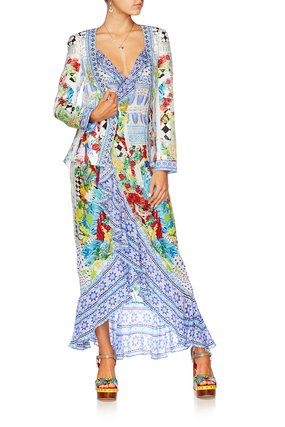 MASKING MADNESS JACKET WITH TIE BACK