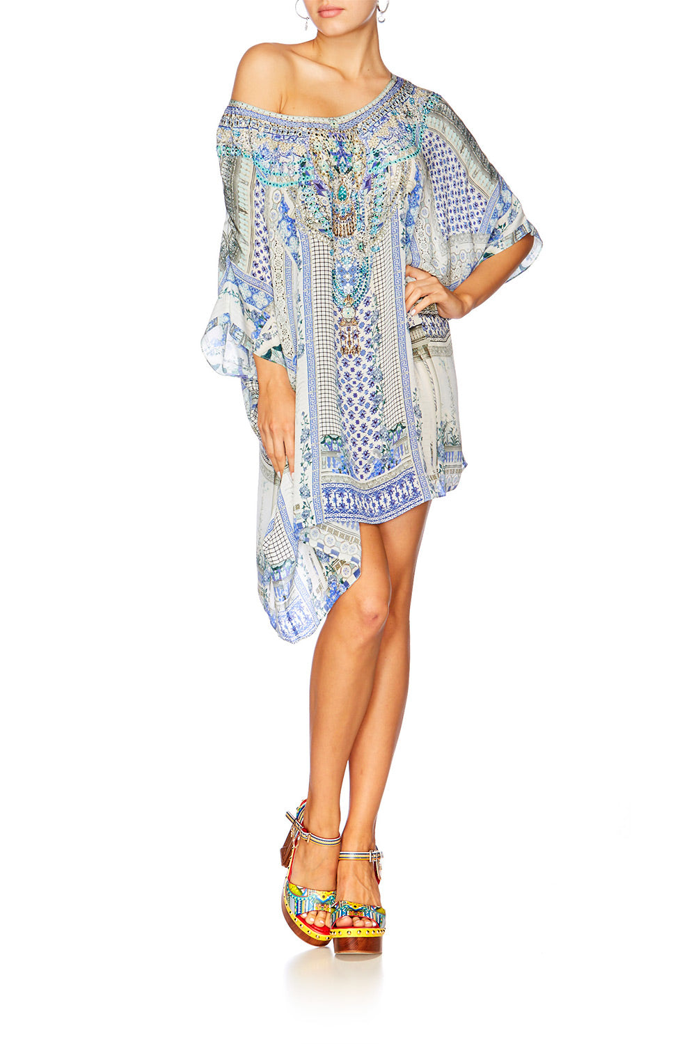 SALVADOR SUMMER SHORT ROUND NECK KAFTAN