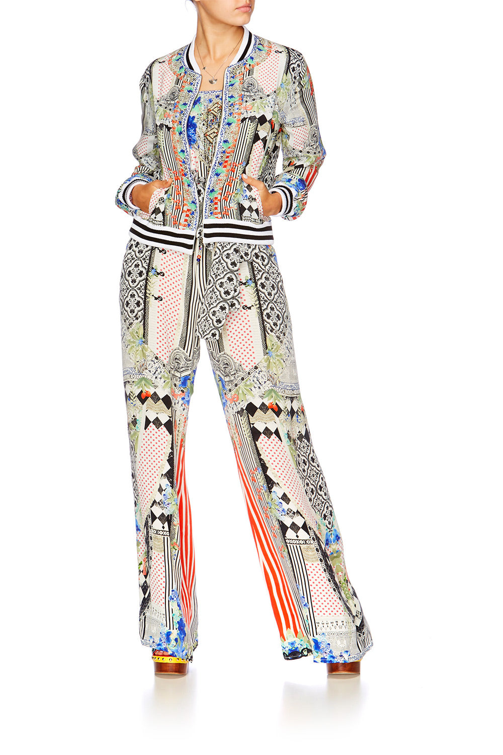 MEET ME HERE STRAPLESS JUMPSUIT W FRILL