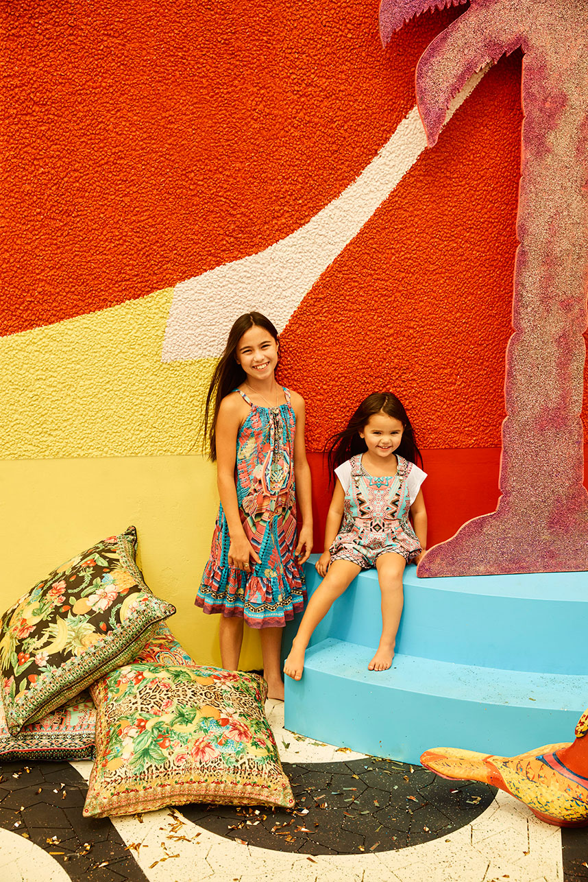 MS MOCHILLA KIDS FRILL HEM DRESS