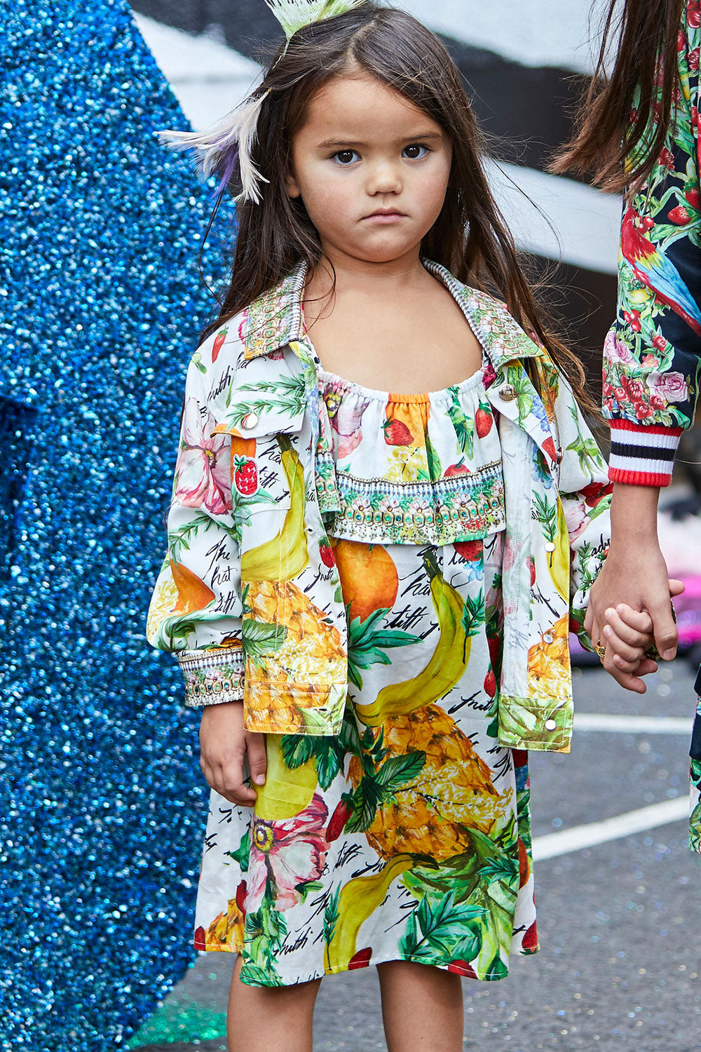 THERES NO PLACE LIKE RIO KIDS RUFFLE DRESS