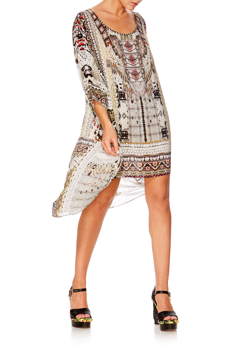 SPELL BOUND SCOOP BACK HEM DRESS