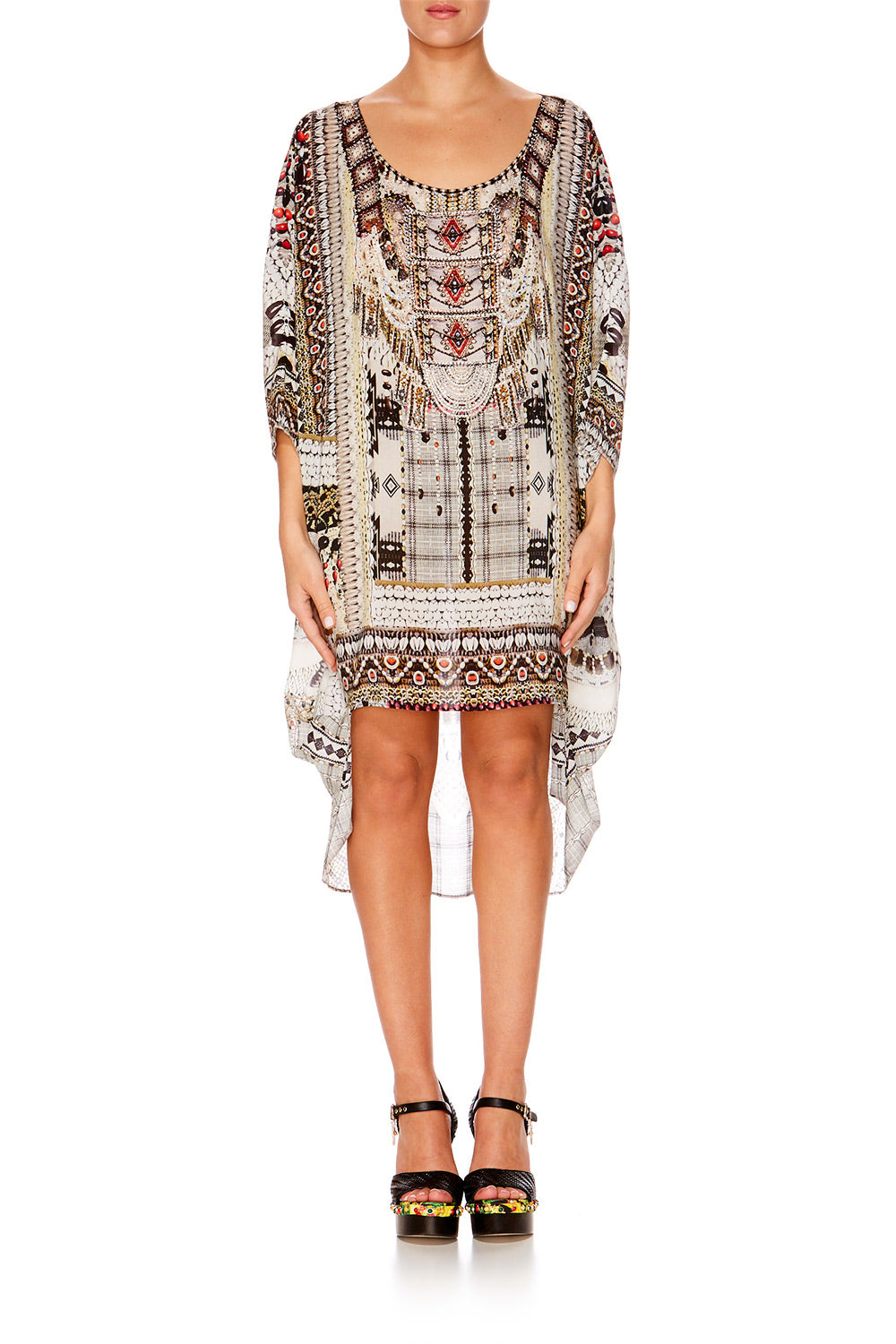 SPELL BOUND SCOOP BACK HEM DRESS