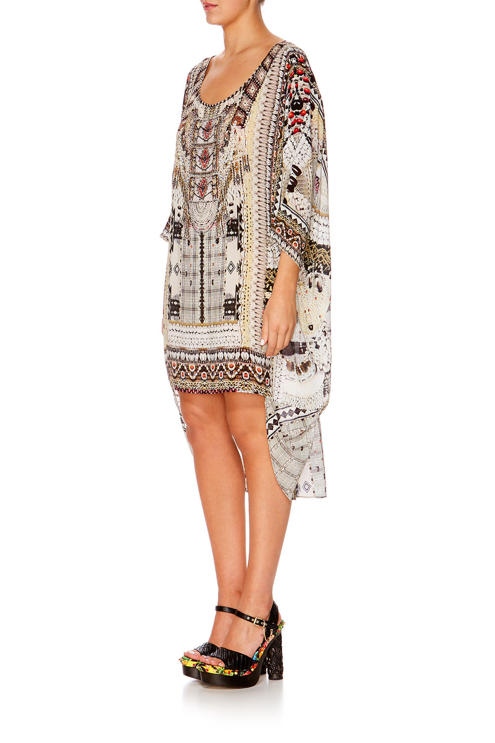 SPELL BOUND SCOOP BACK HEM DRESS