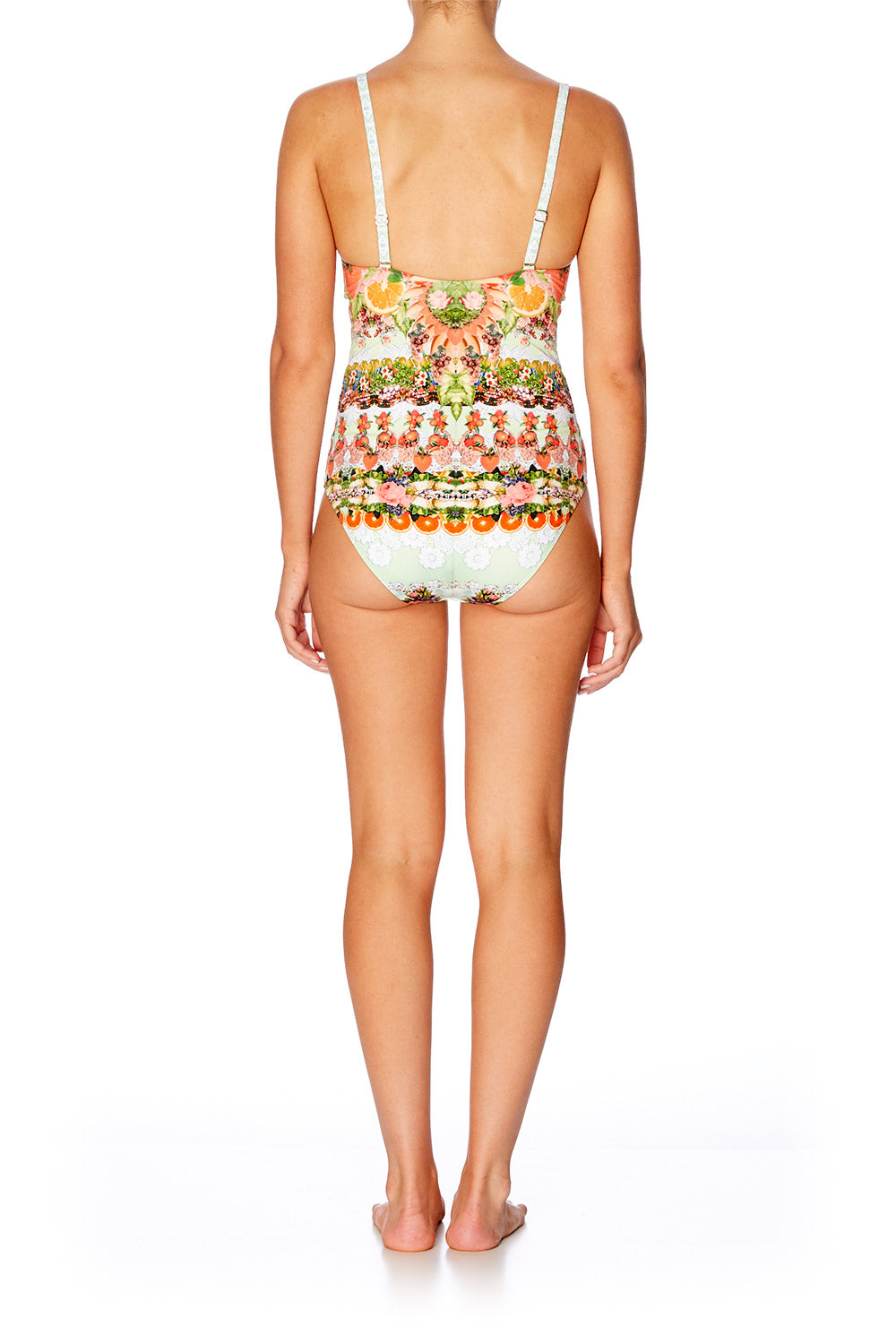 CAMILLA SAMBA SALADA FRILL TAB TIE ONE PIECE