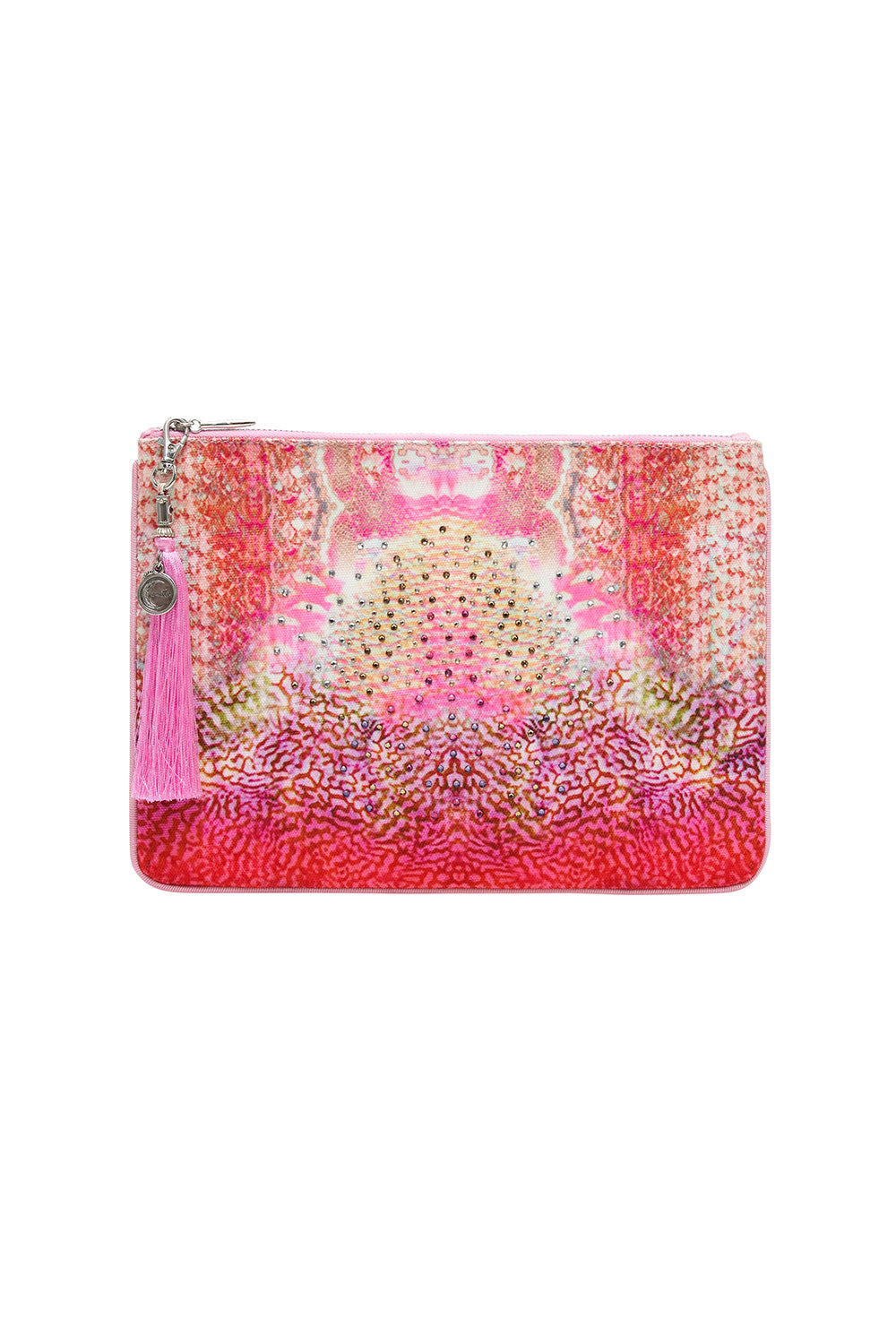 SMALL CANVAS CLUTCH SERPENTINE DREAMS