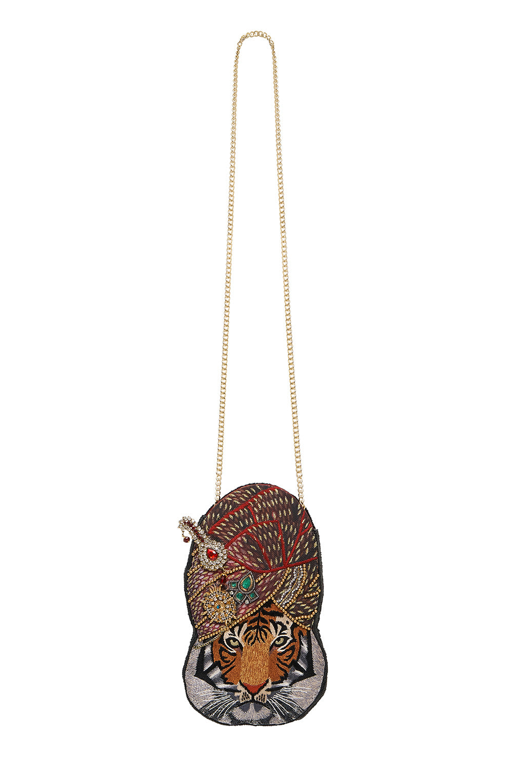 TIGER TURBAN BAG SOLID BLACK