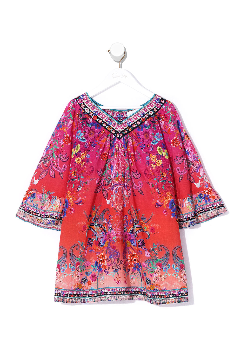 KIDS YOKE TOP DRESS FREE LOVE
