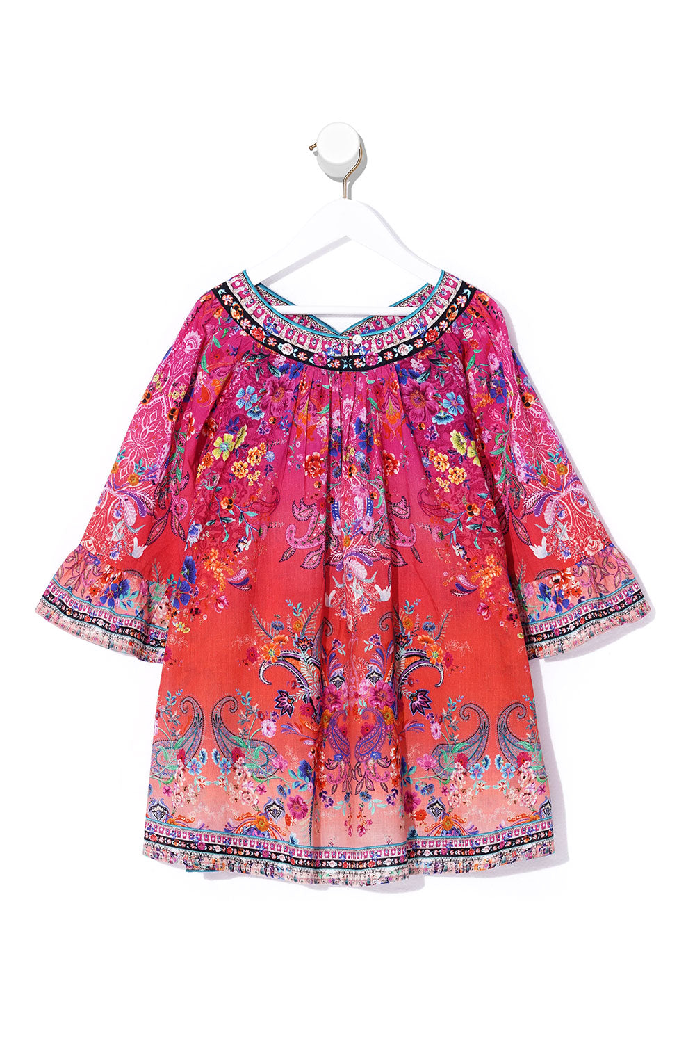 KIDS YOKE TOP DRESS FREE LOVE