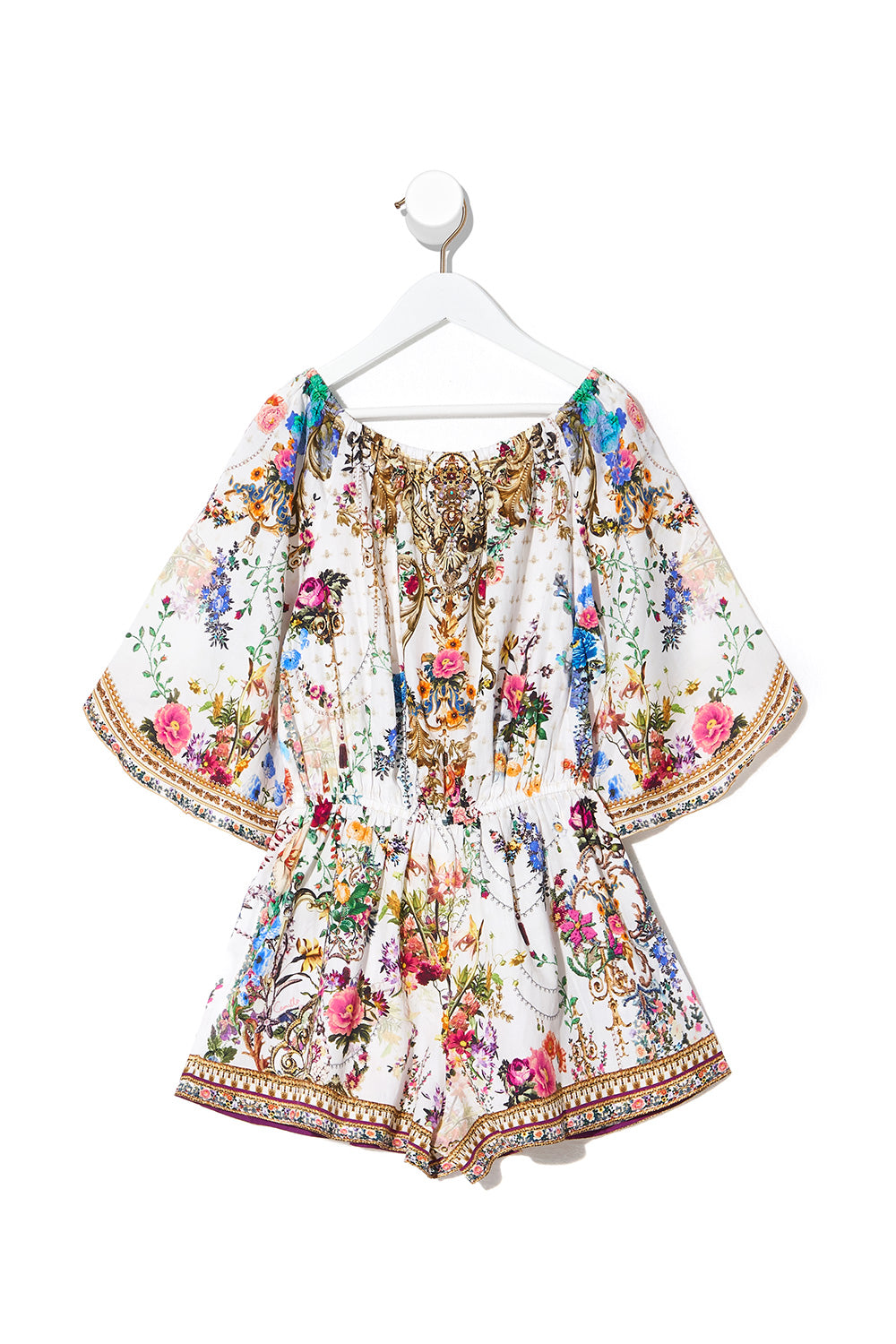 KIDS 3/4 FLARE SLEEVE PLAYSUIT 4-10 BY THE MEADOW