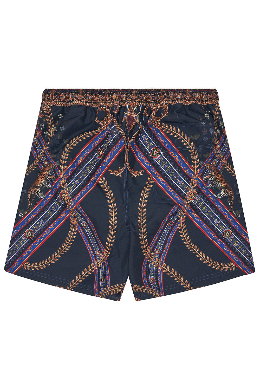 ELASTIC WAIST BOARDSHORT DINING HALL DARLING