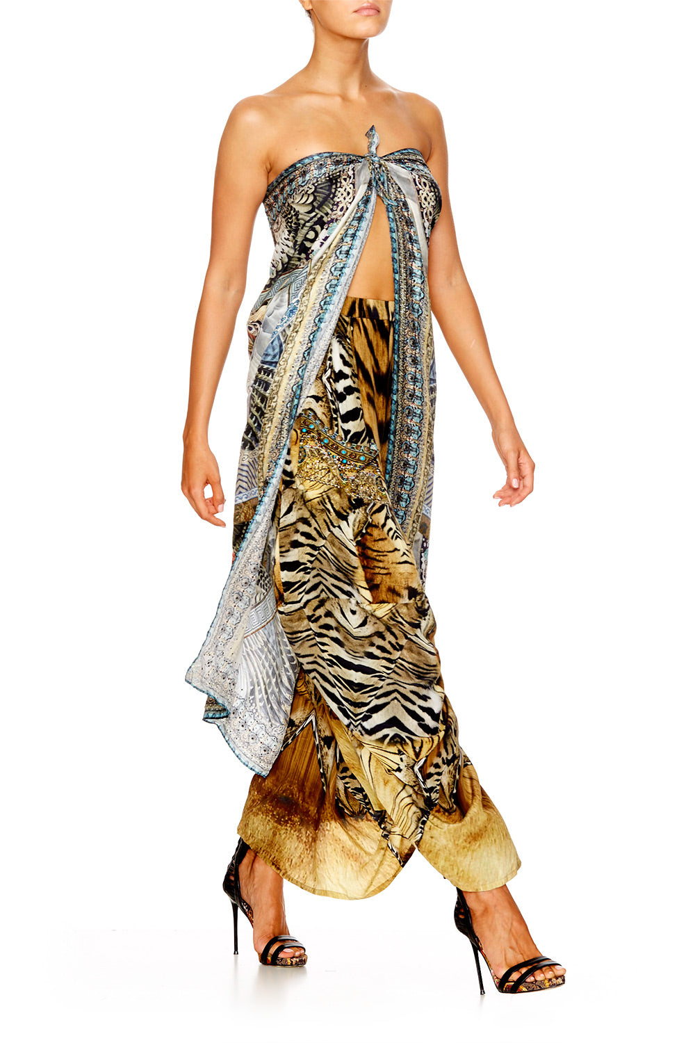 GIRL ON THE WING LARGE SQUARE SCARF