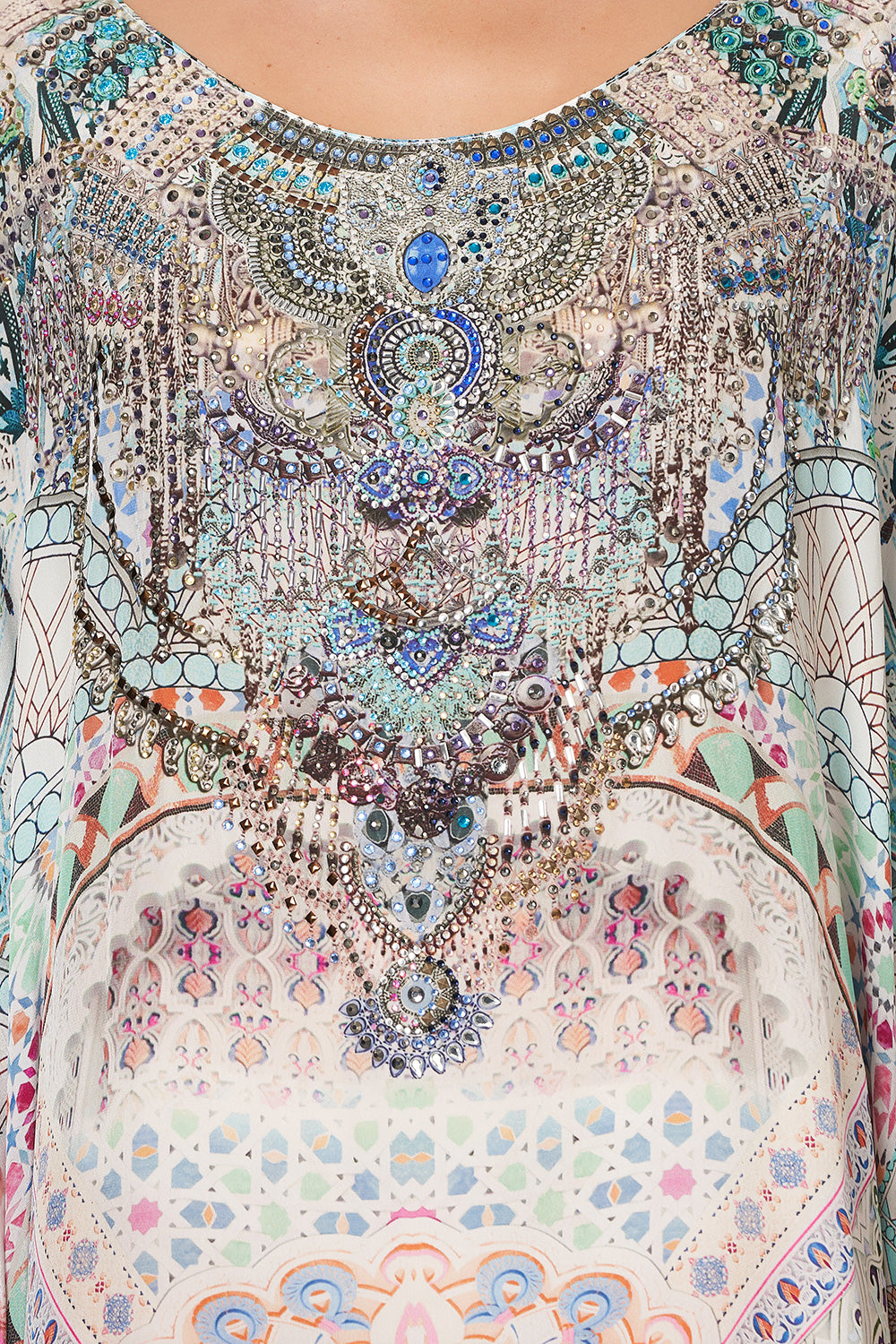 ROUND NECK KAFTAN MY DUBAI DREAM