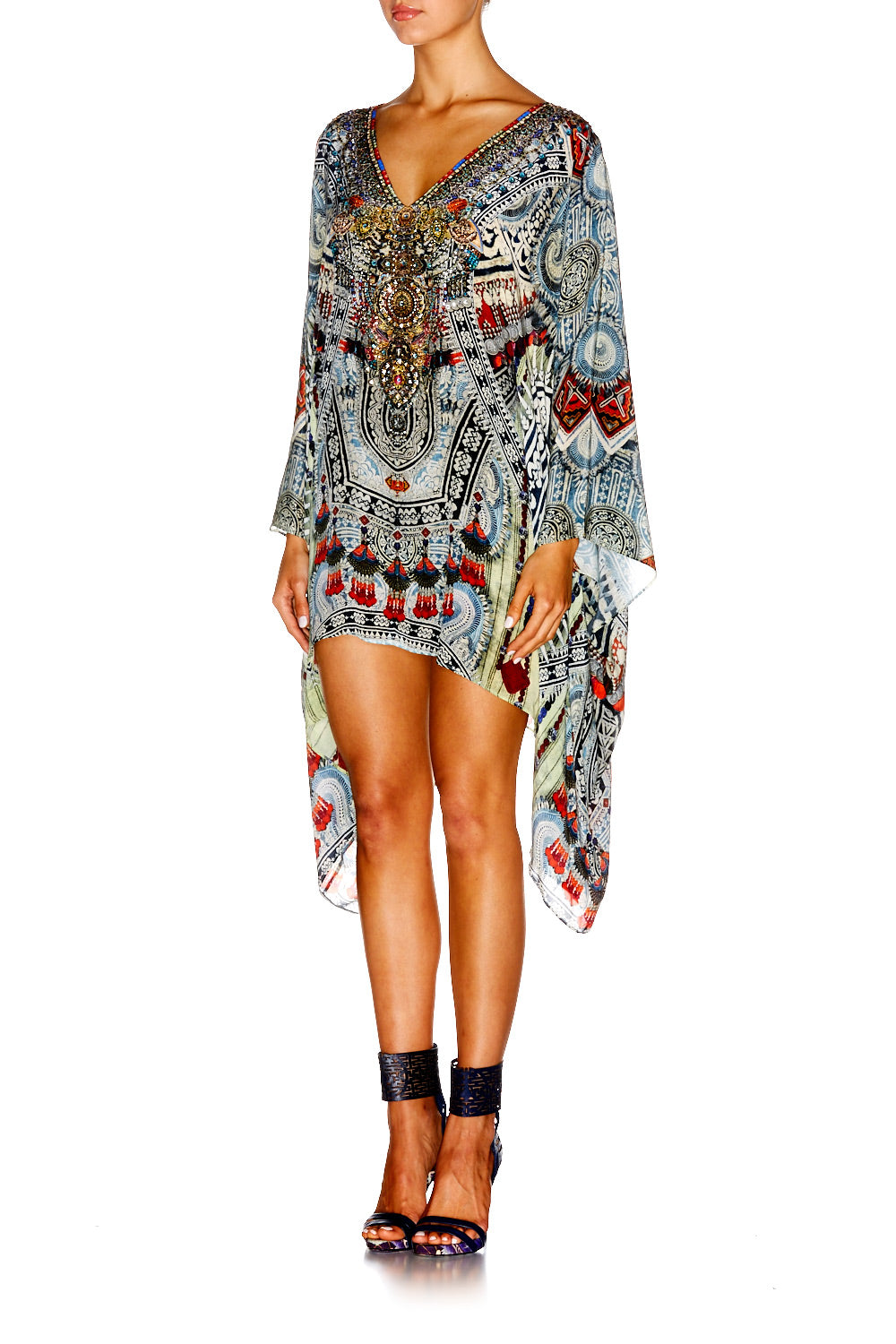 TEACHERS PET SPLIT SHOULDER SHORT KAFTAN