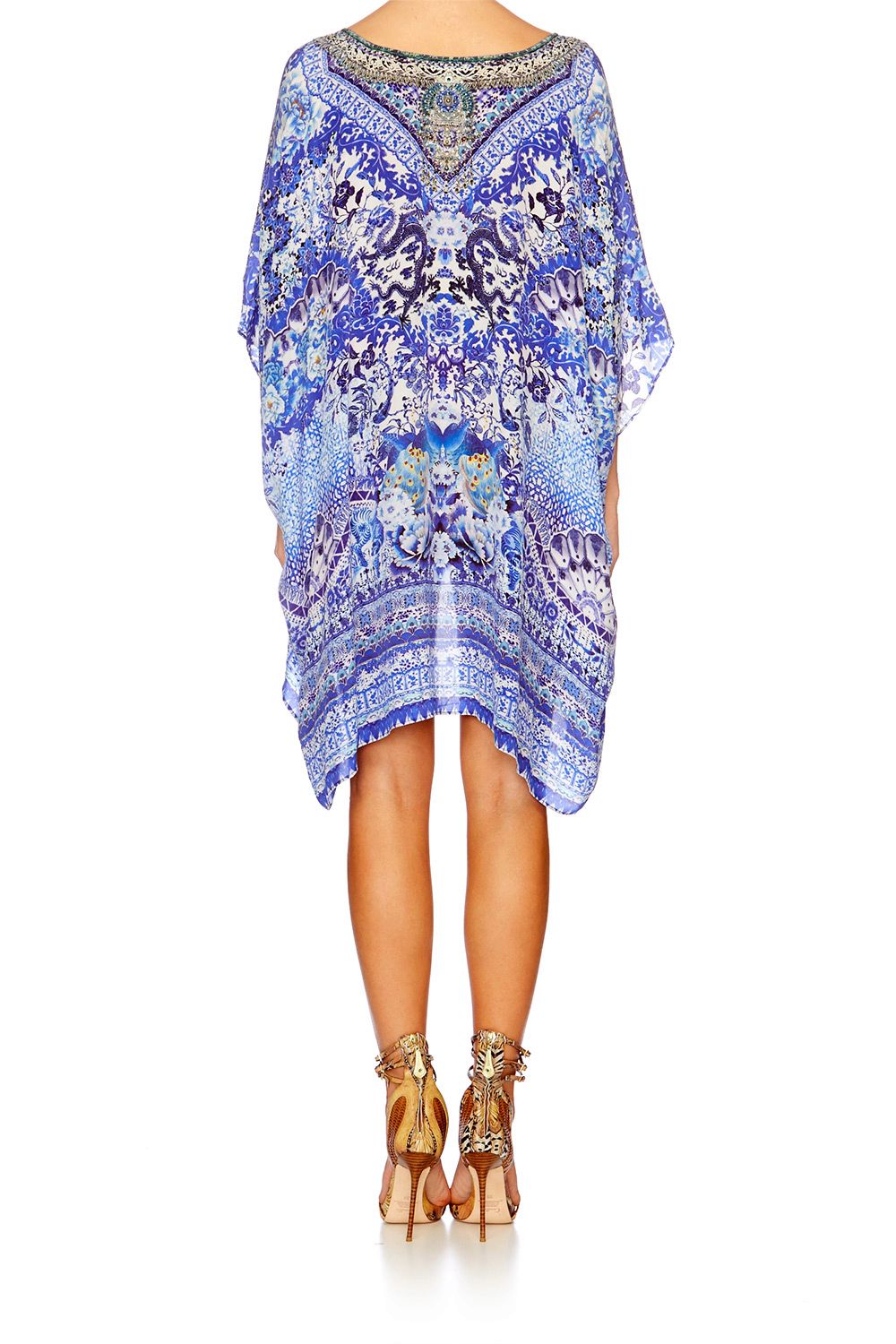 GUARDIAN OF SECRETS V-NECK KAFTAN