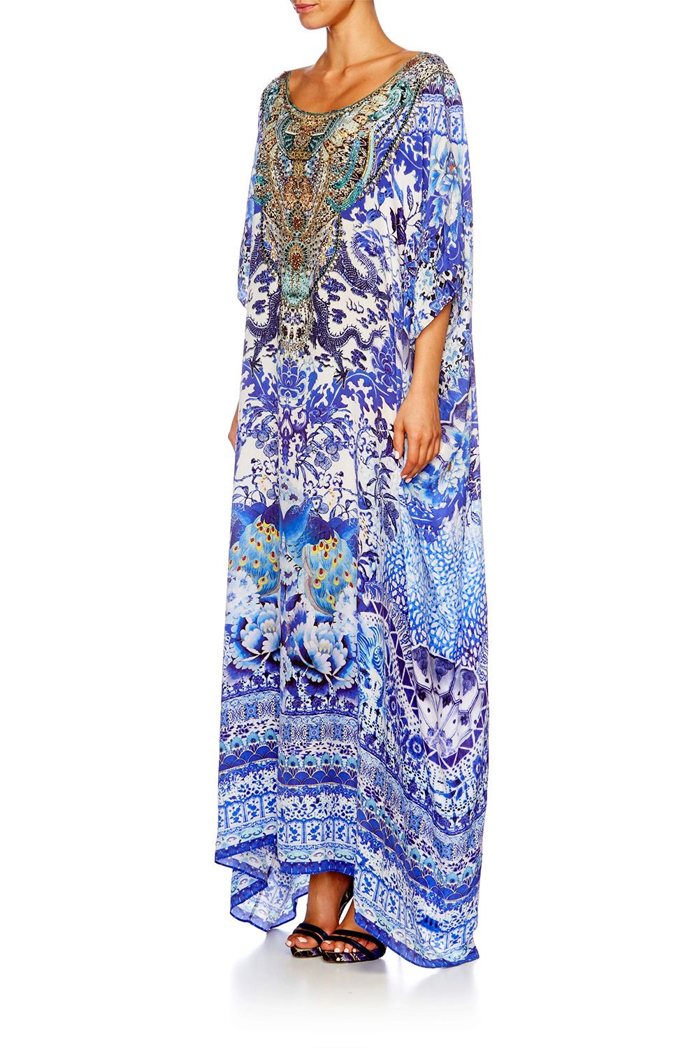 GUARDIAN OF SECRETS ROUND NECK KAFTAN