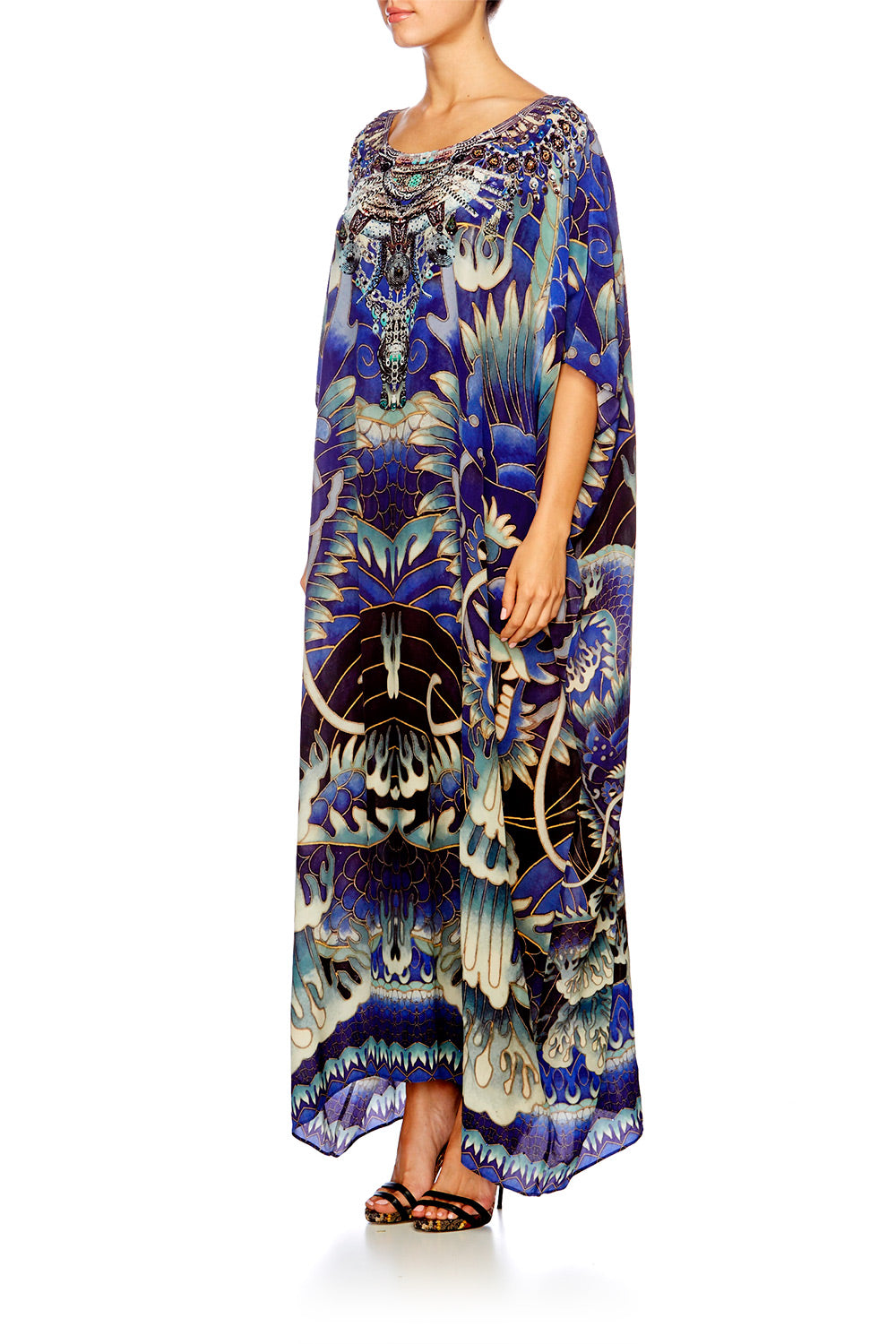 WHATS YOUR POISON ROUND NECK KAFTAN