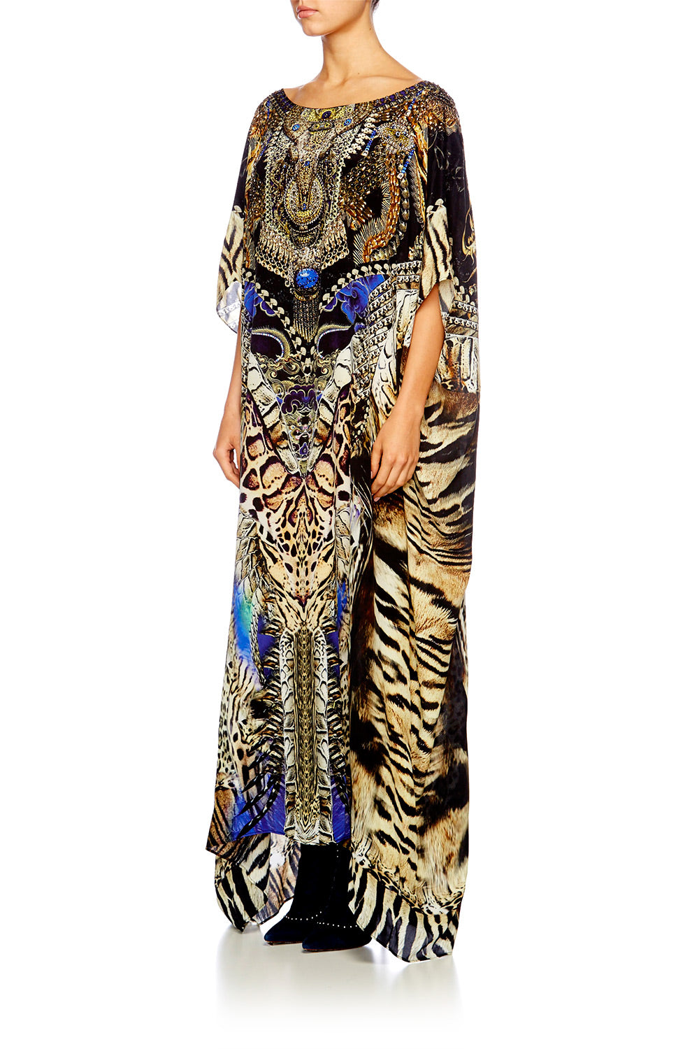 DRAGON LADY ROUND NECK KAFTAN
