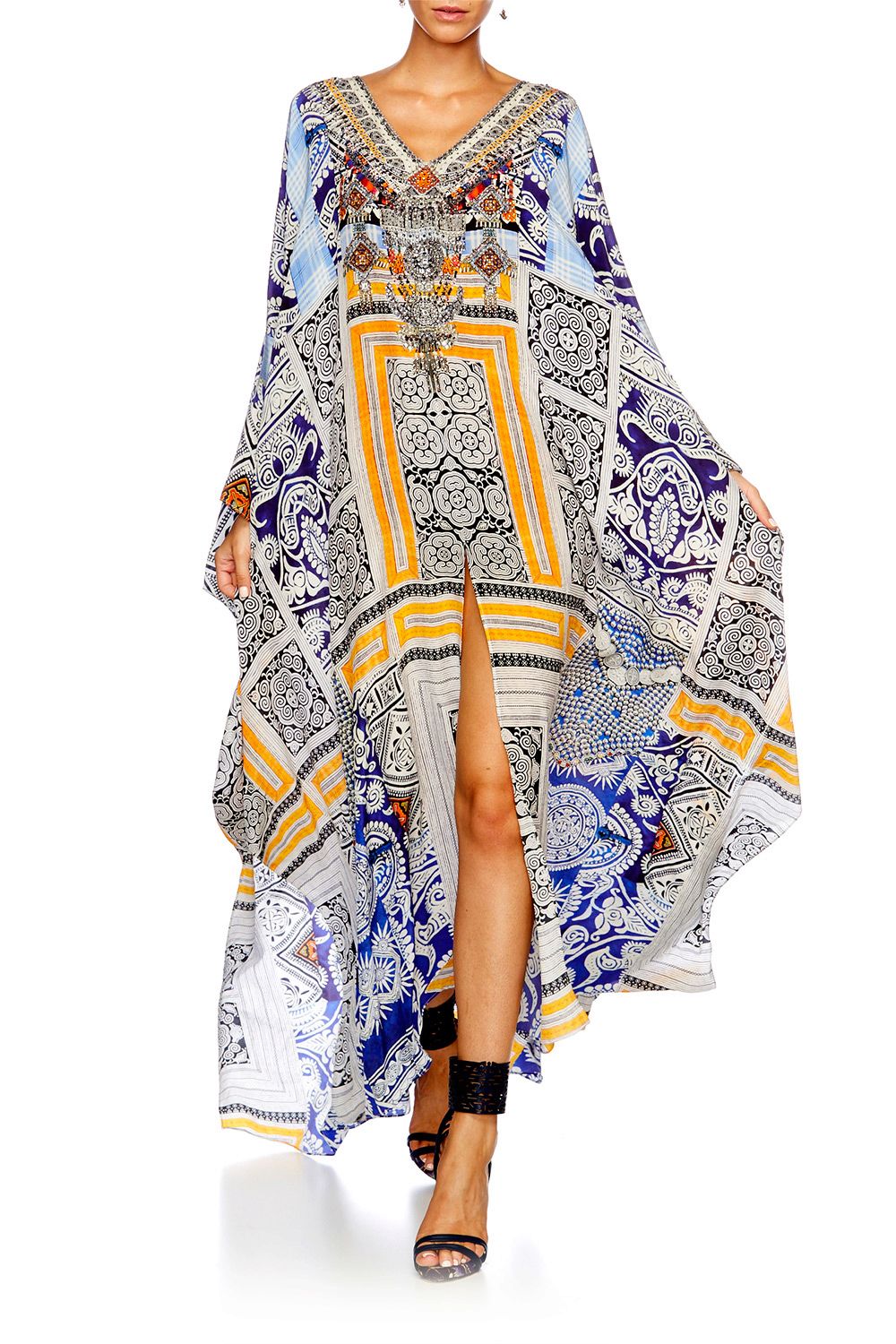 DRESS UP BOX SPLIT FRONT & SLEEVE KAFTAN