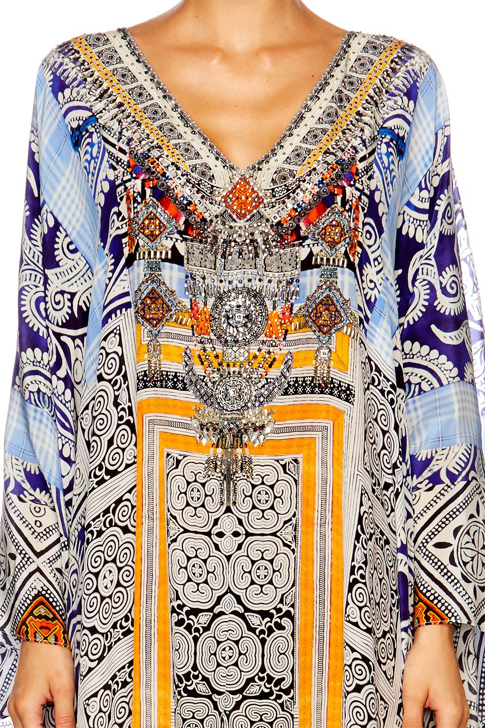 DRESS UP BOX SPLIT FRONT & SLEEVE KAFTAN