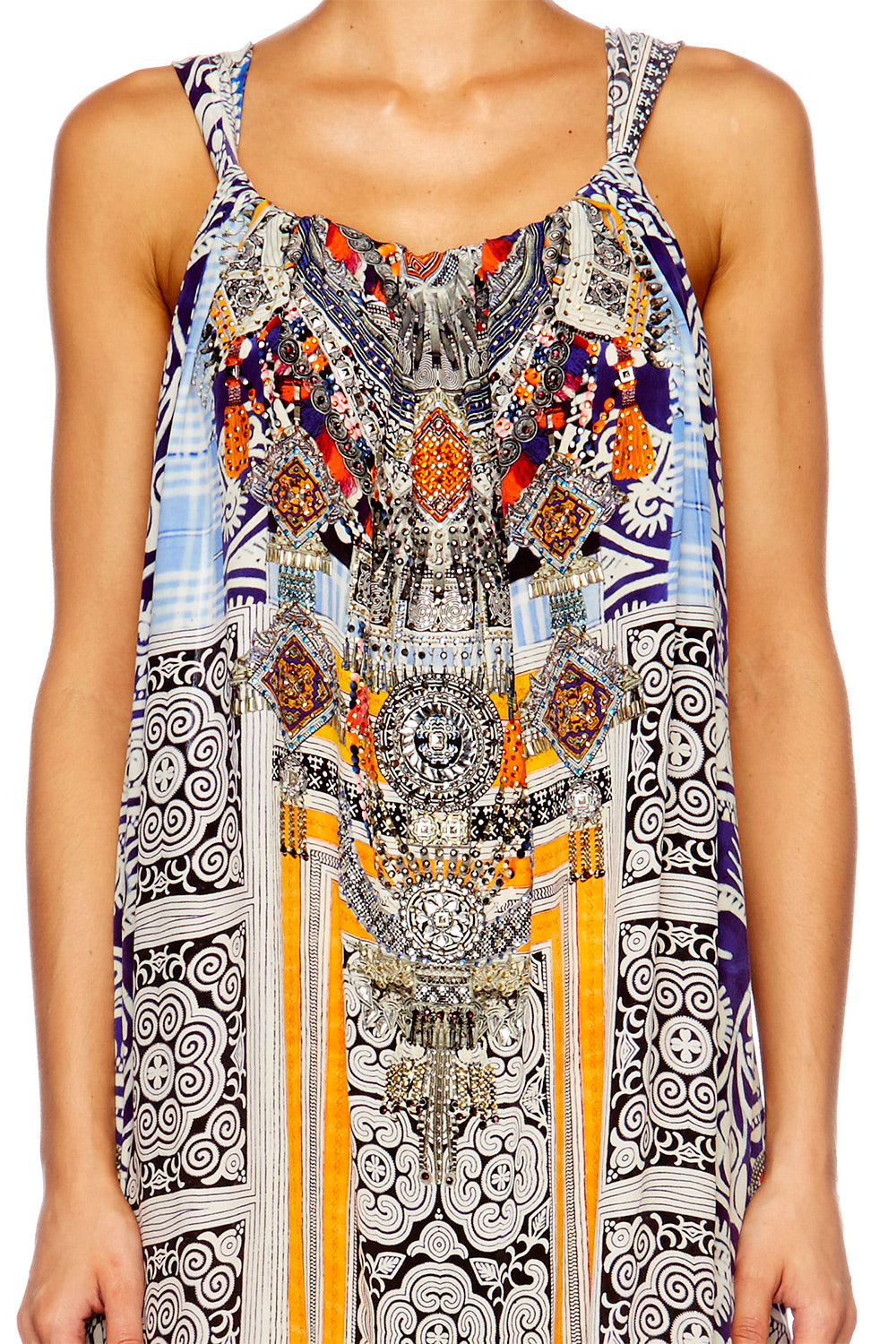 DRESS UP BOX DRAWSTRING DRESS