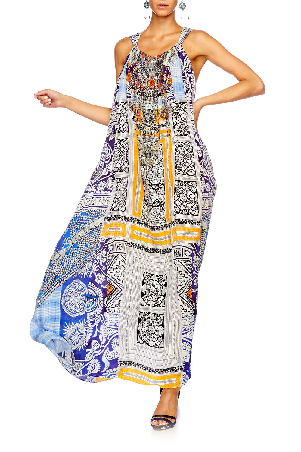 DRESS UP BOX DRAWSTRING DRESS