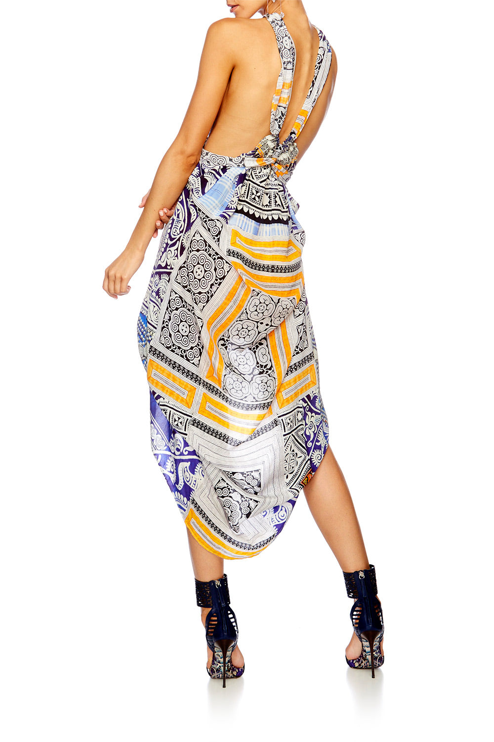 DRESS UP BOX DRAWSTRING DRESS