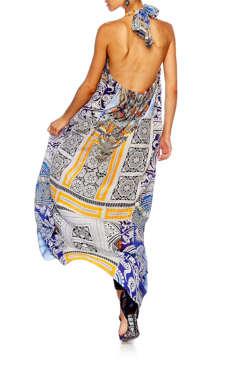 DRESS UP BOX DRAWSTRING DRESS