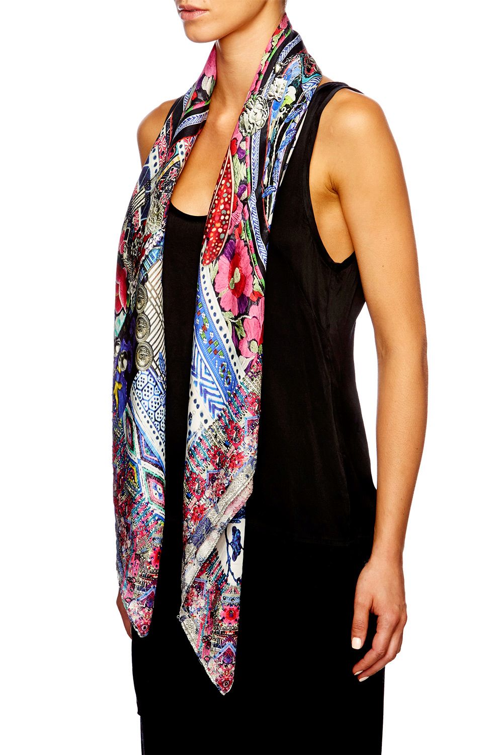 FROM KAILI WITH LOVE LARGE SQUARE SCARF