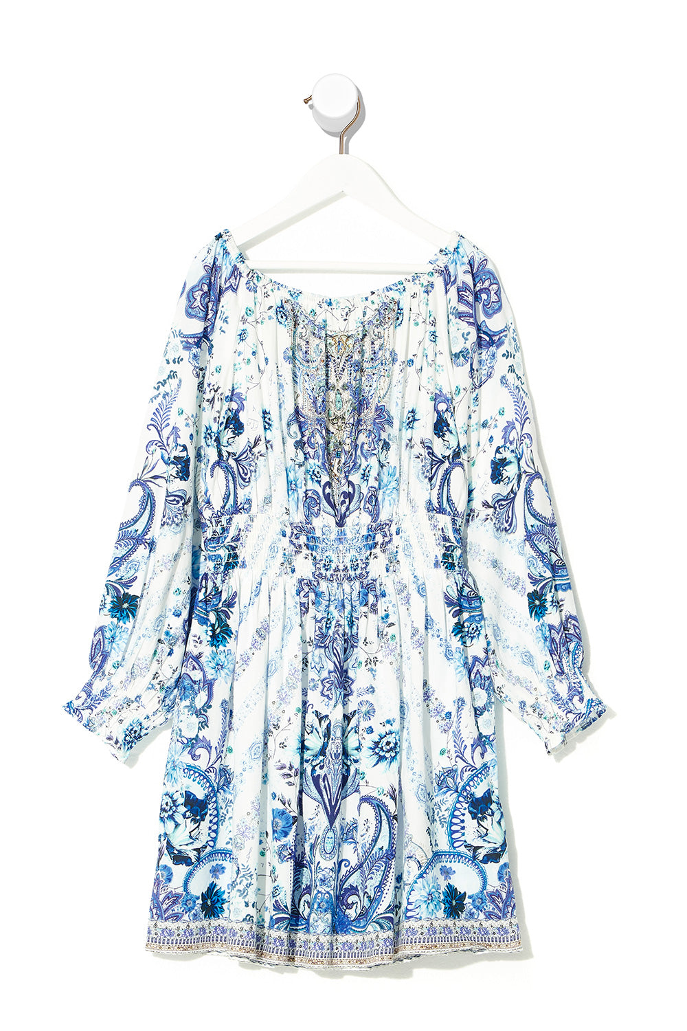 KIDS SHIRRED WAIST DRESS TALKING ABOUT A REVOLUTION