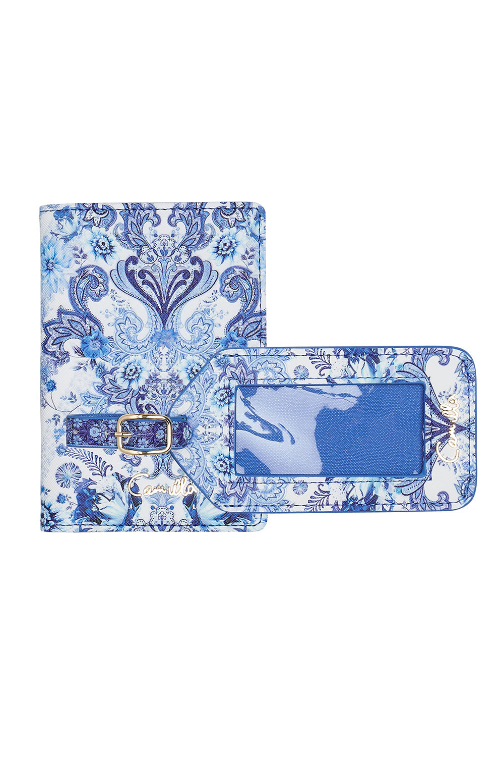 PASSPORT HOLDER AND  LUGGAGE TAG TALKING ABOUT A REVOLUTION