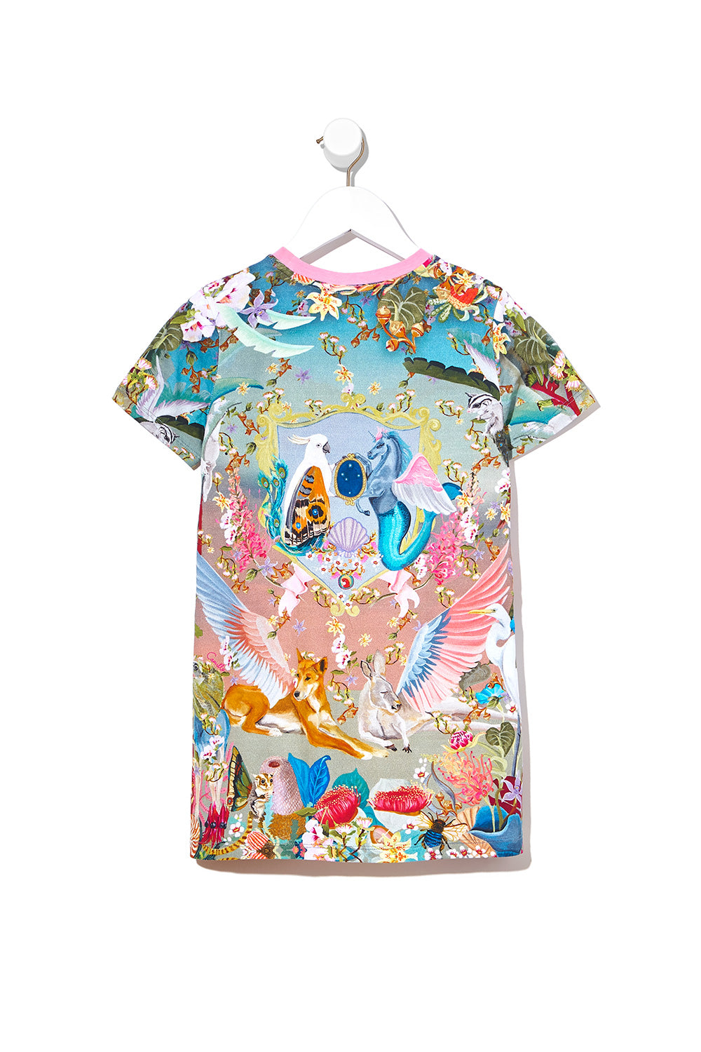 INFANTS TSHIRT DRESS LETS TAKE A TRIP