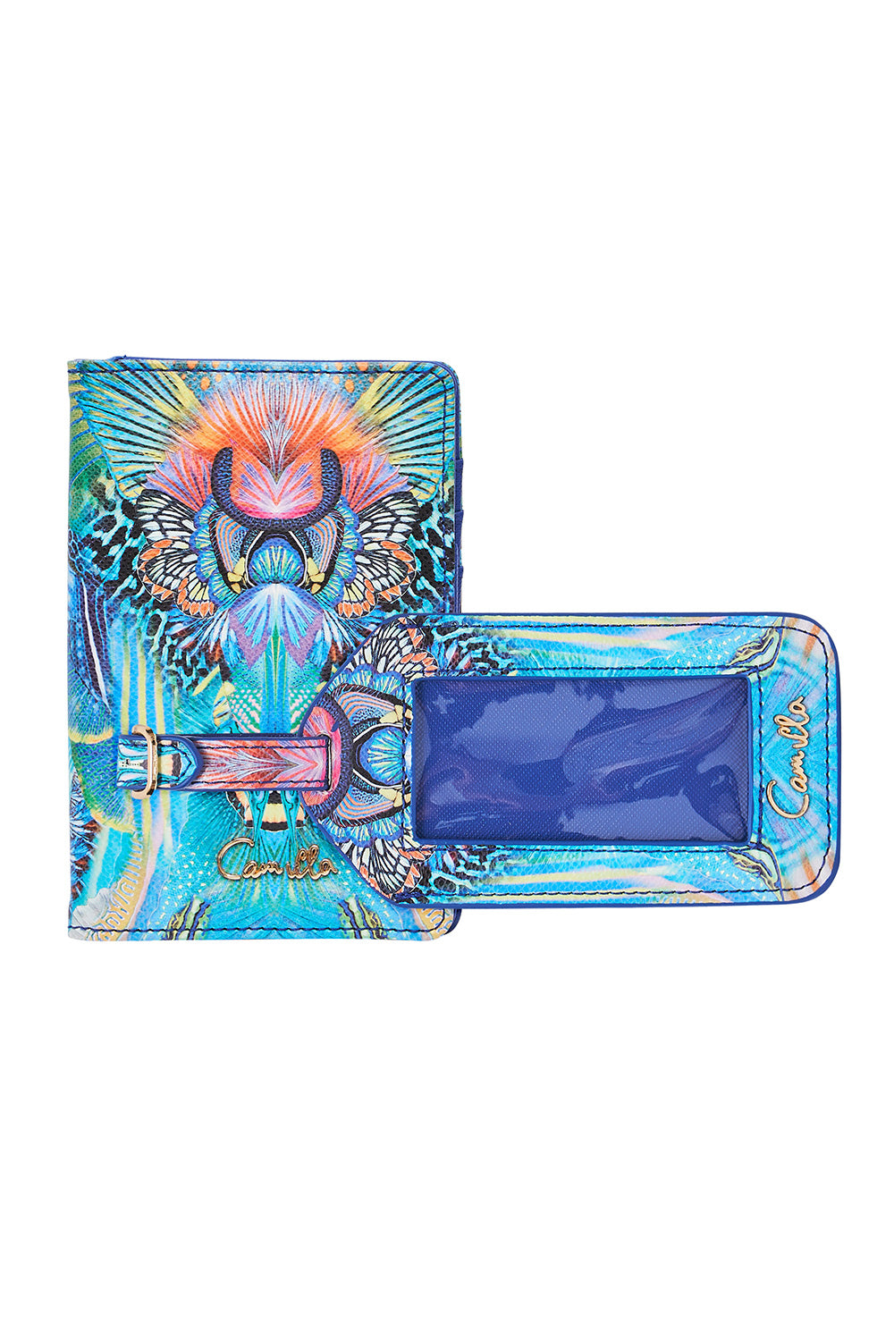 PASSPORT HOLDER AND LUGGAGE TAG REEF WARRIOR