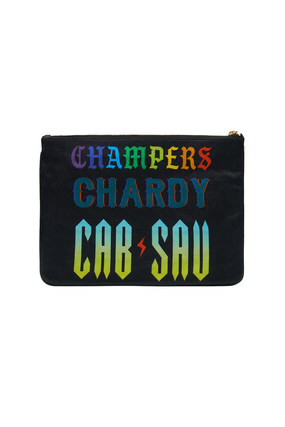 ZIP TOP CLUTCH PLACEMENT