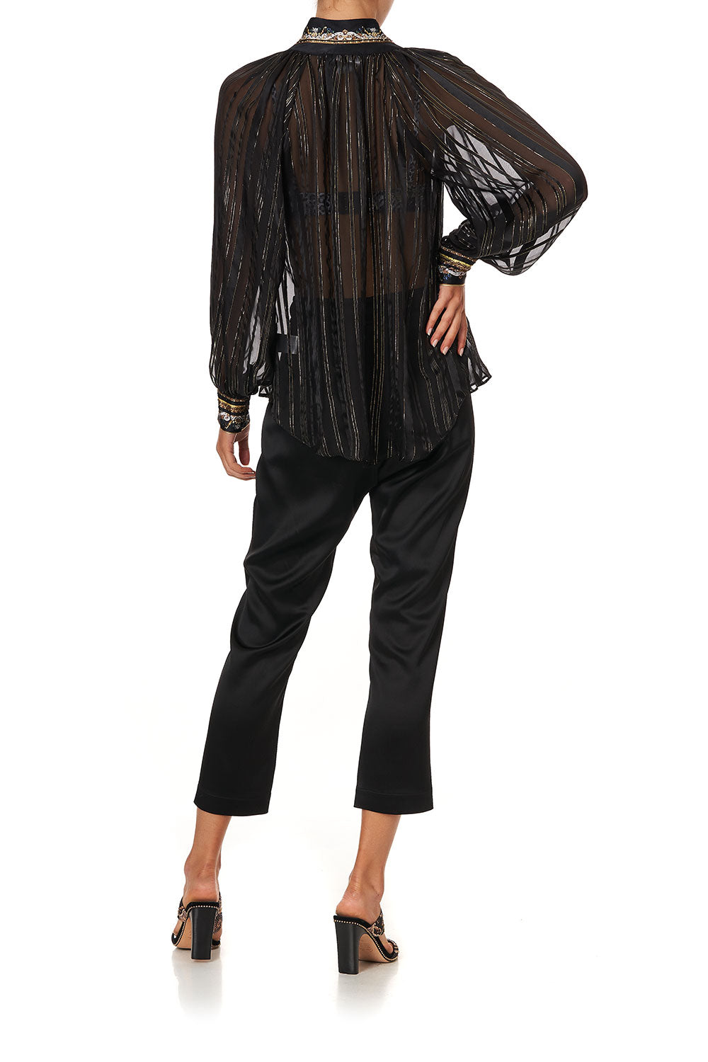 RAGLAN BUTTON UP SHIRT STUDIO 54