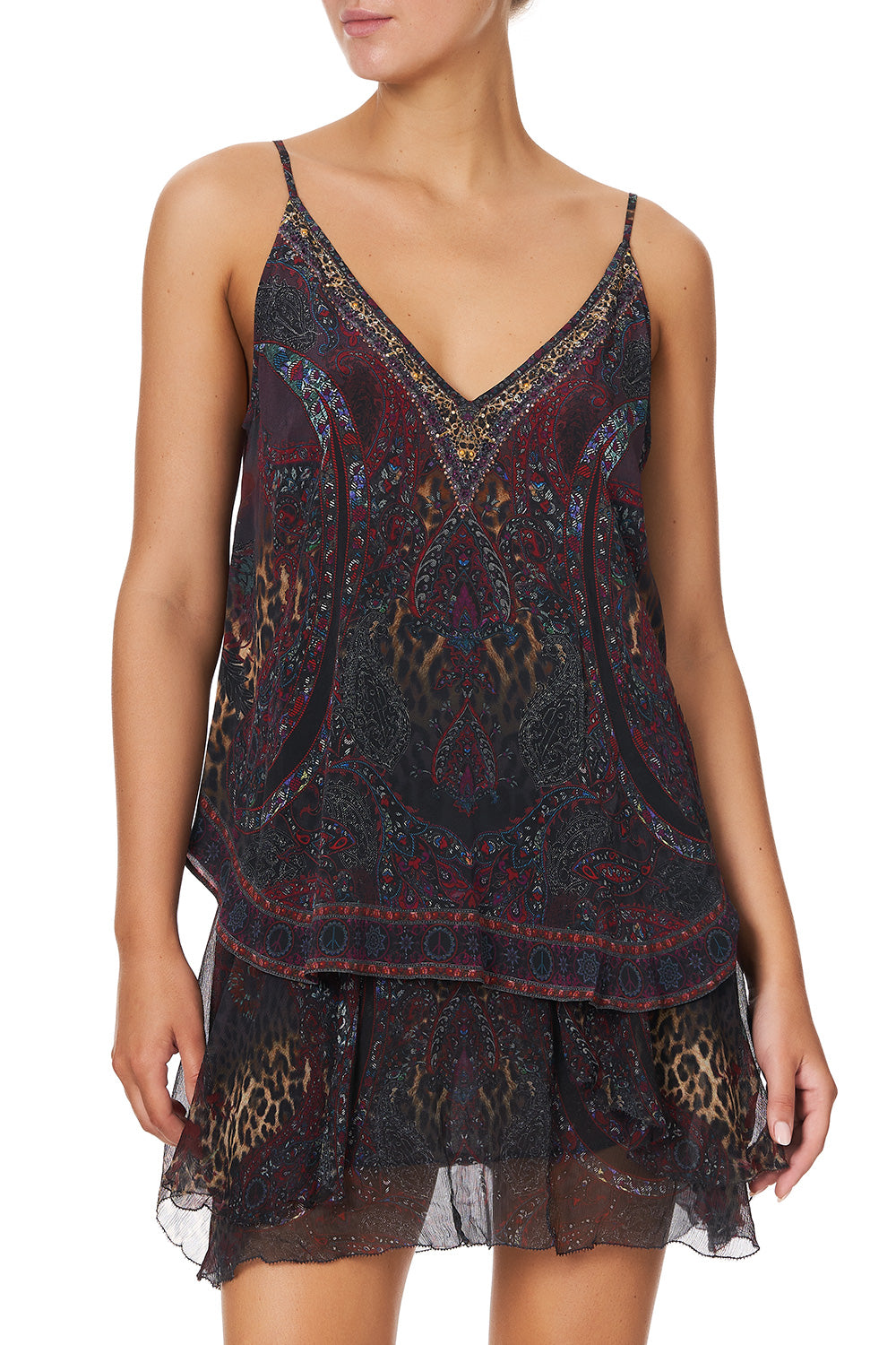 V NECK CAMI THE SMOKING LOUNGE