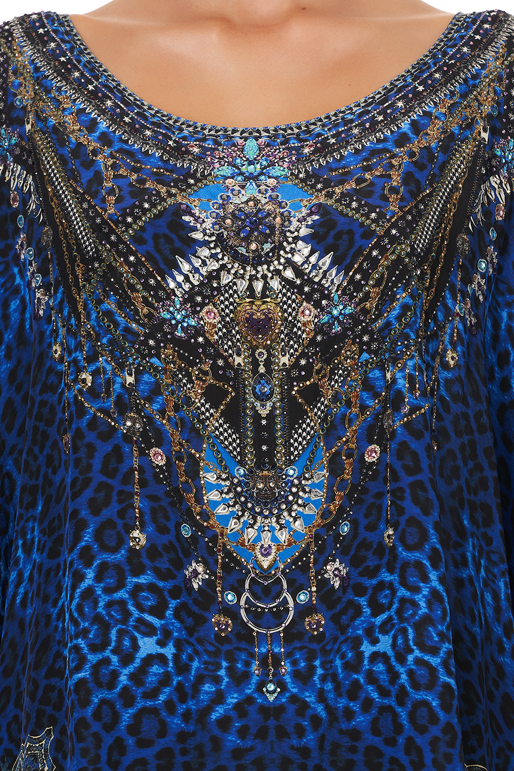 ROUND NECK KAFTAN CAMDEN MOON