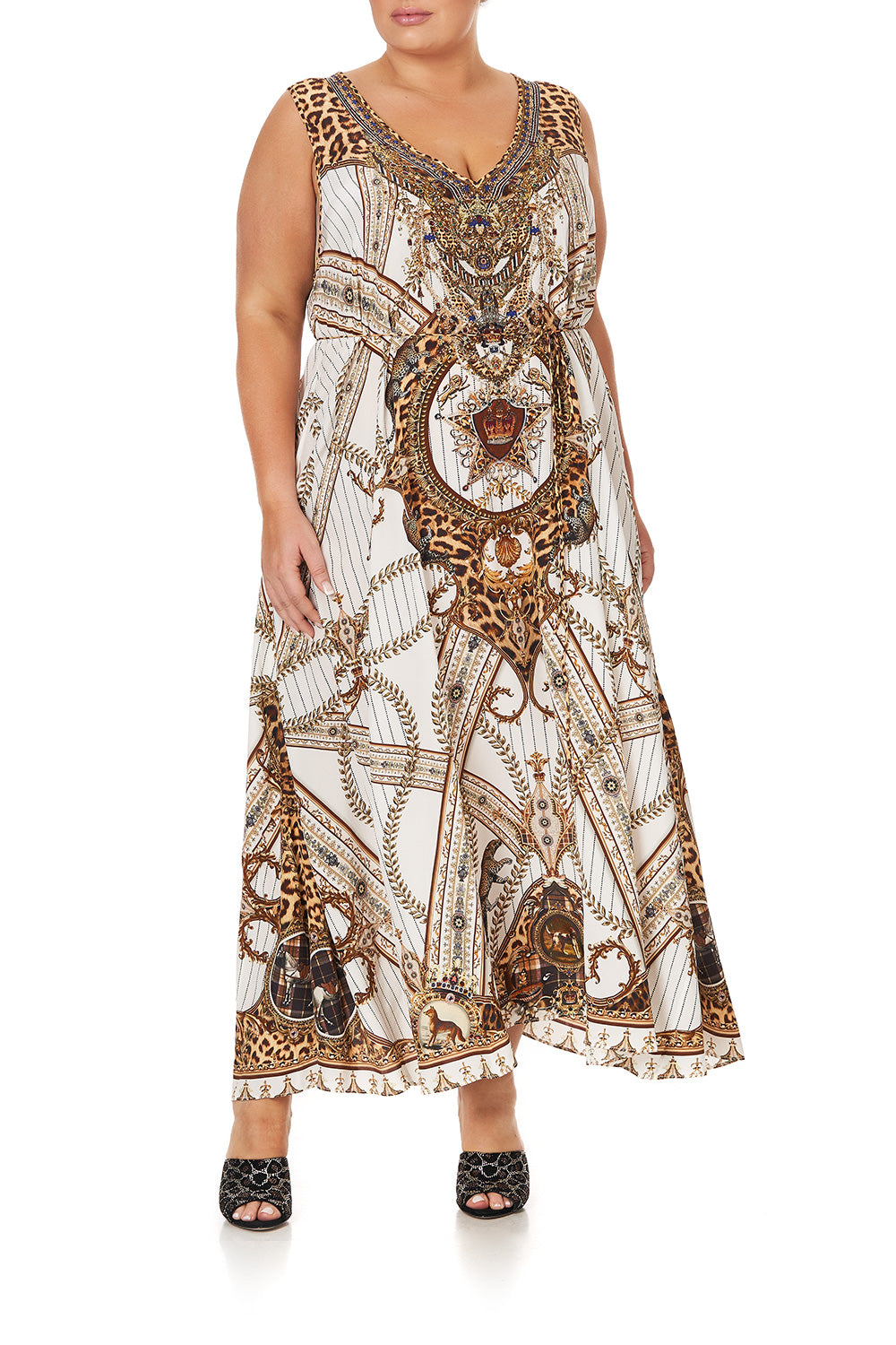 V NECK RACERBACK DRESS MIND YOUR MANOR