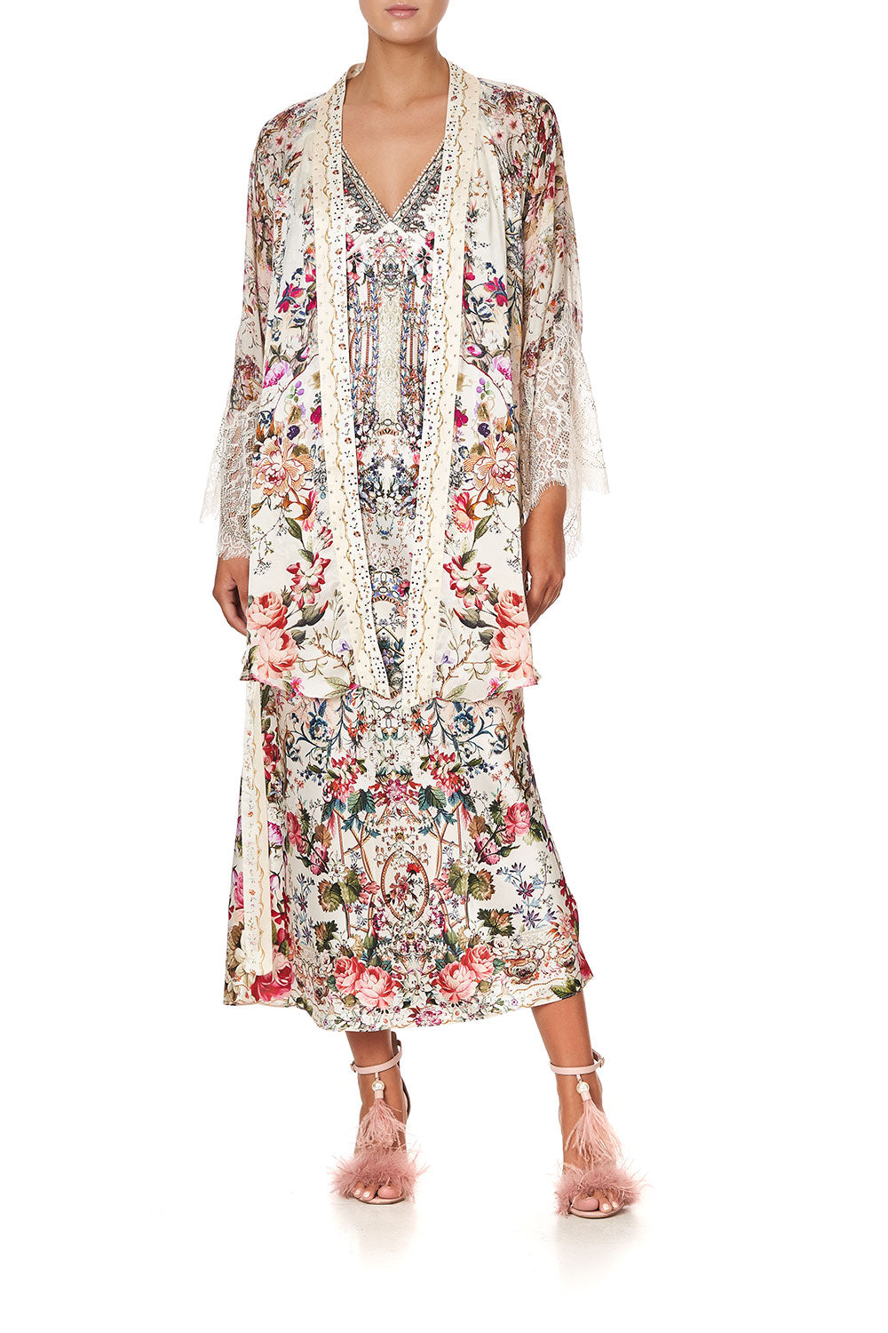 LAYER WITH CONTRAST YOKE AND SLEEVE LONDON LOOMS