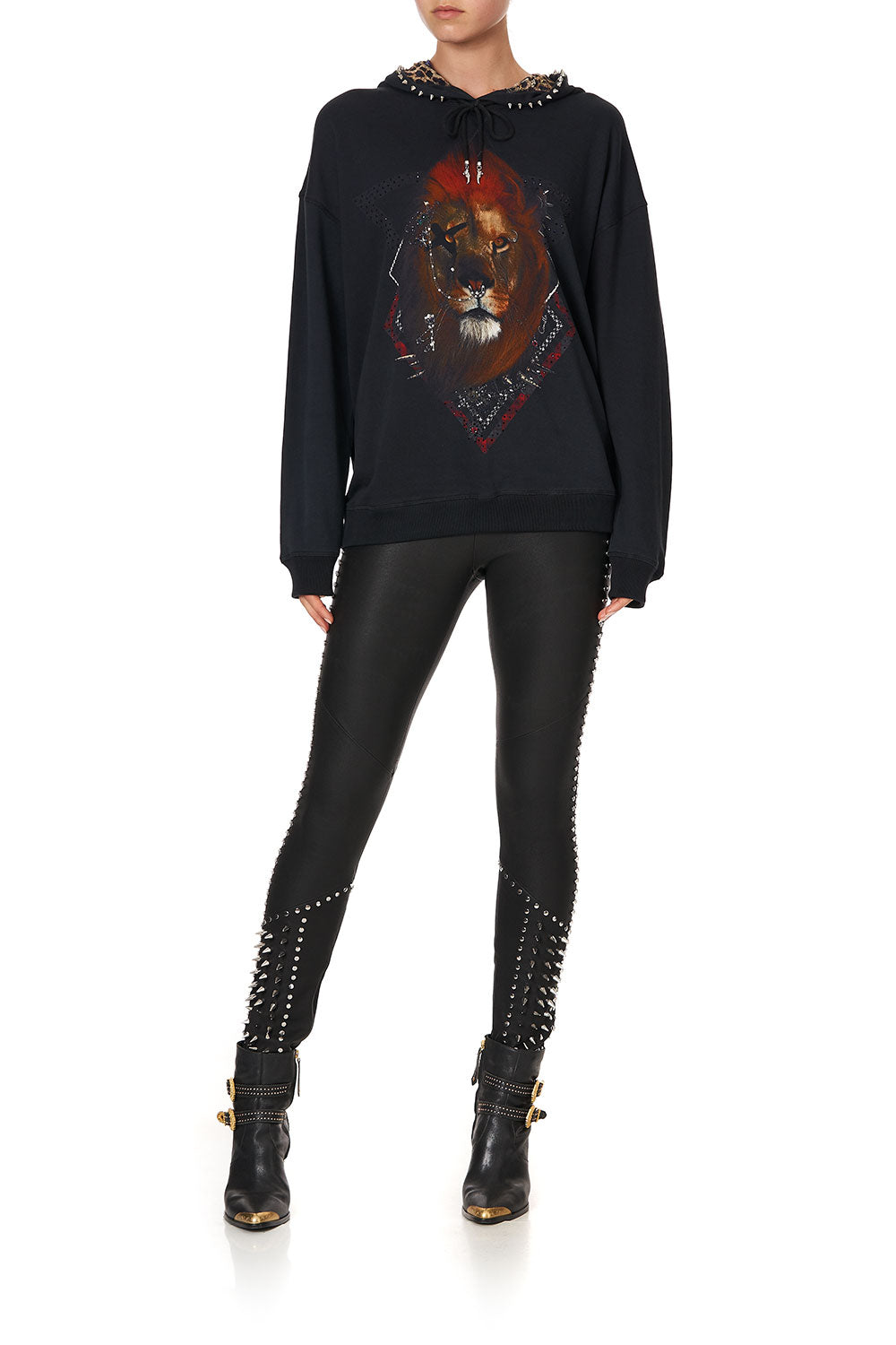 HOODIE WITH POCKETS POETIC ANARCHY