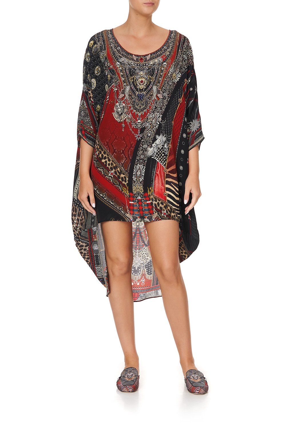 SCOOP BACK HEM DRESS LONDON CALLING