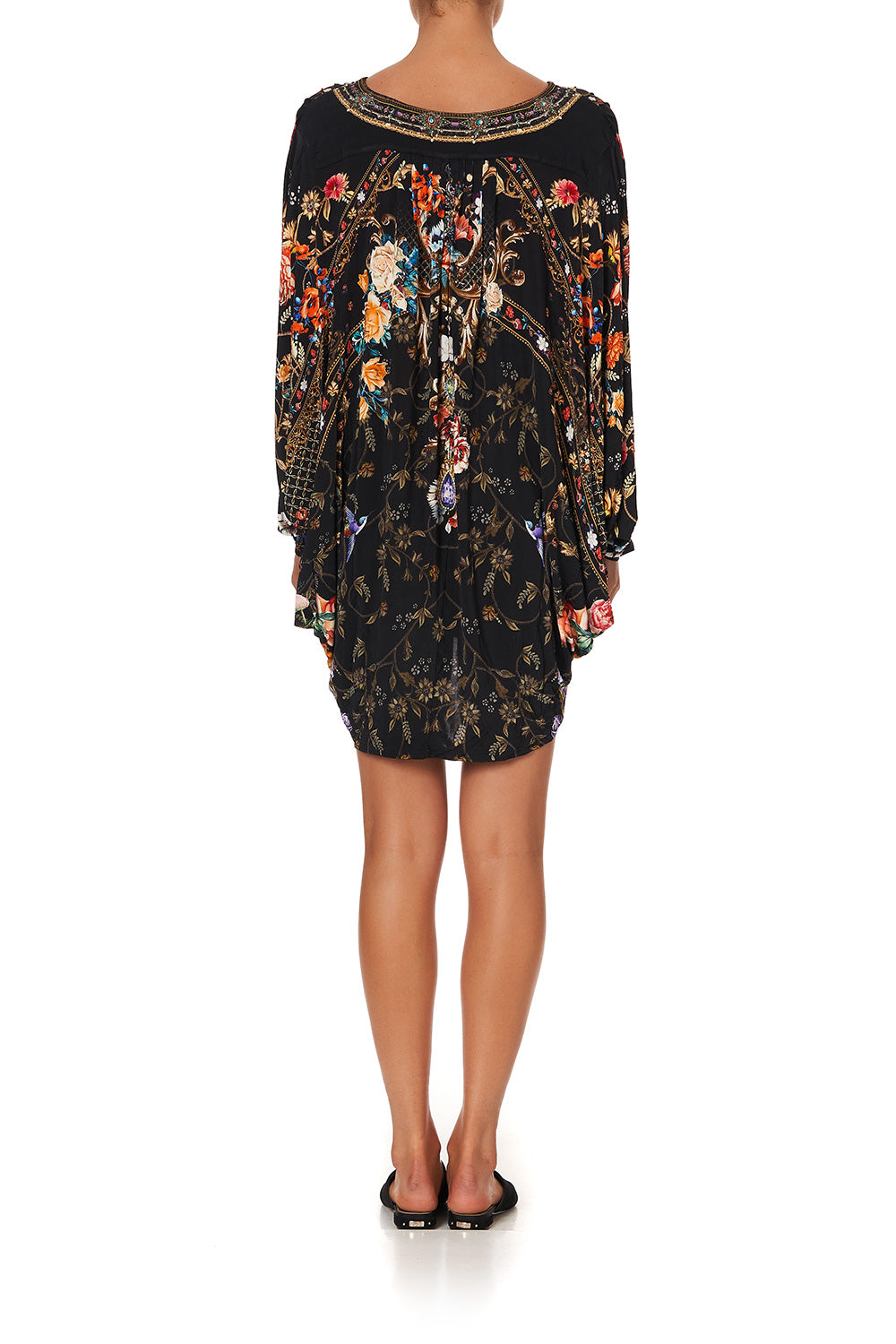 JERSEY DOLMAIN SLEEVE KAFTAN WITH YOKE BLUSHING MANOR