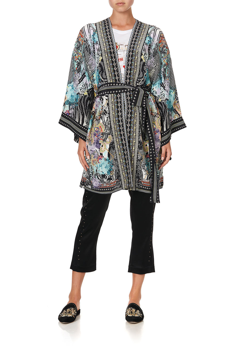 KIMONO WITH TIE BELT THINK KINKS